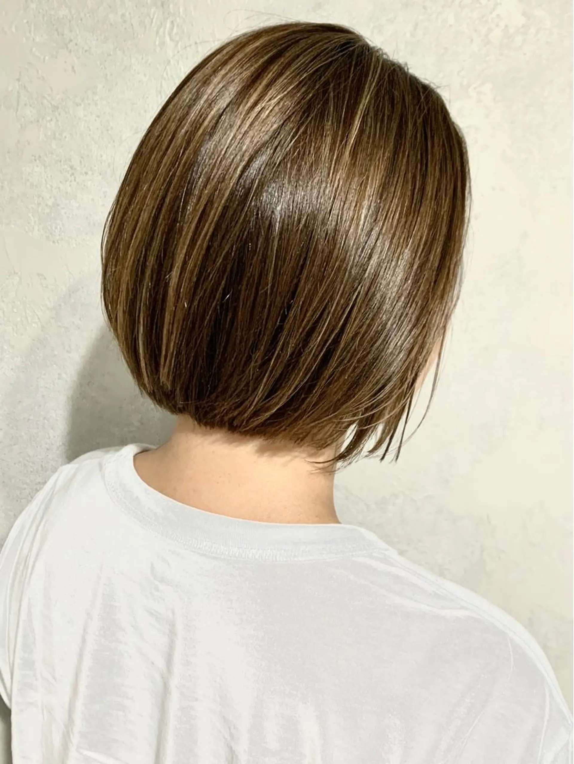 ショート カラー ハイライトカラー ハイライト ヘアカラー トリートメント 岡崎勇人/レイヤー/ 韓国/ケラチンTRのヘアスタイル