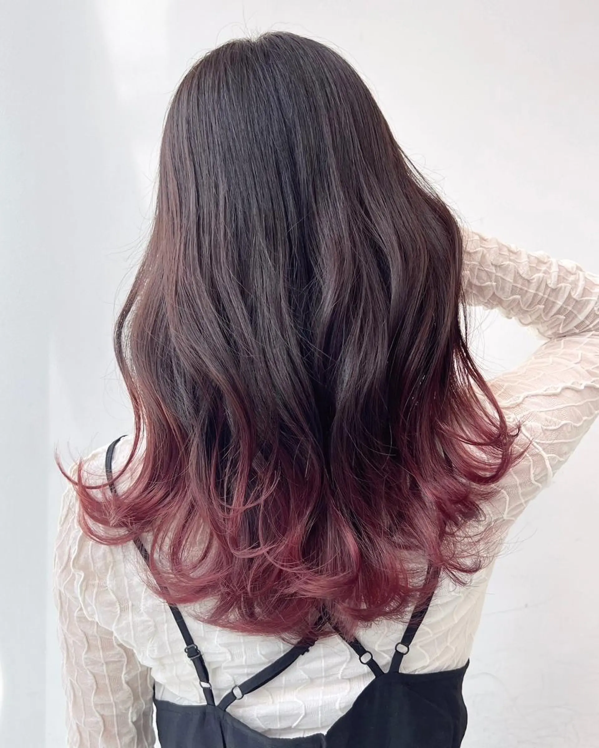 セミロング カラー アディクシーカラー アッシュ ブルーカラー ダークアッシュ グレージュ 【公式】amble luxe 中野のヘアスタイル