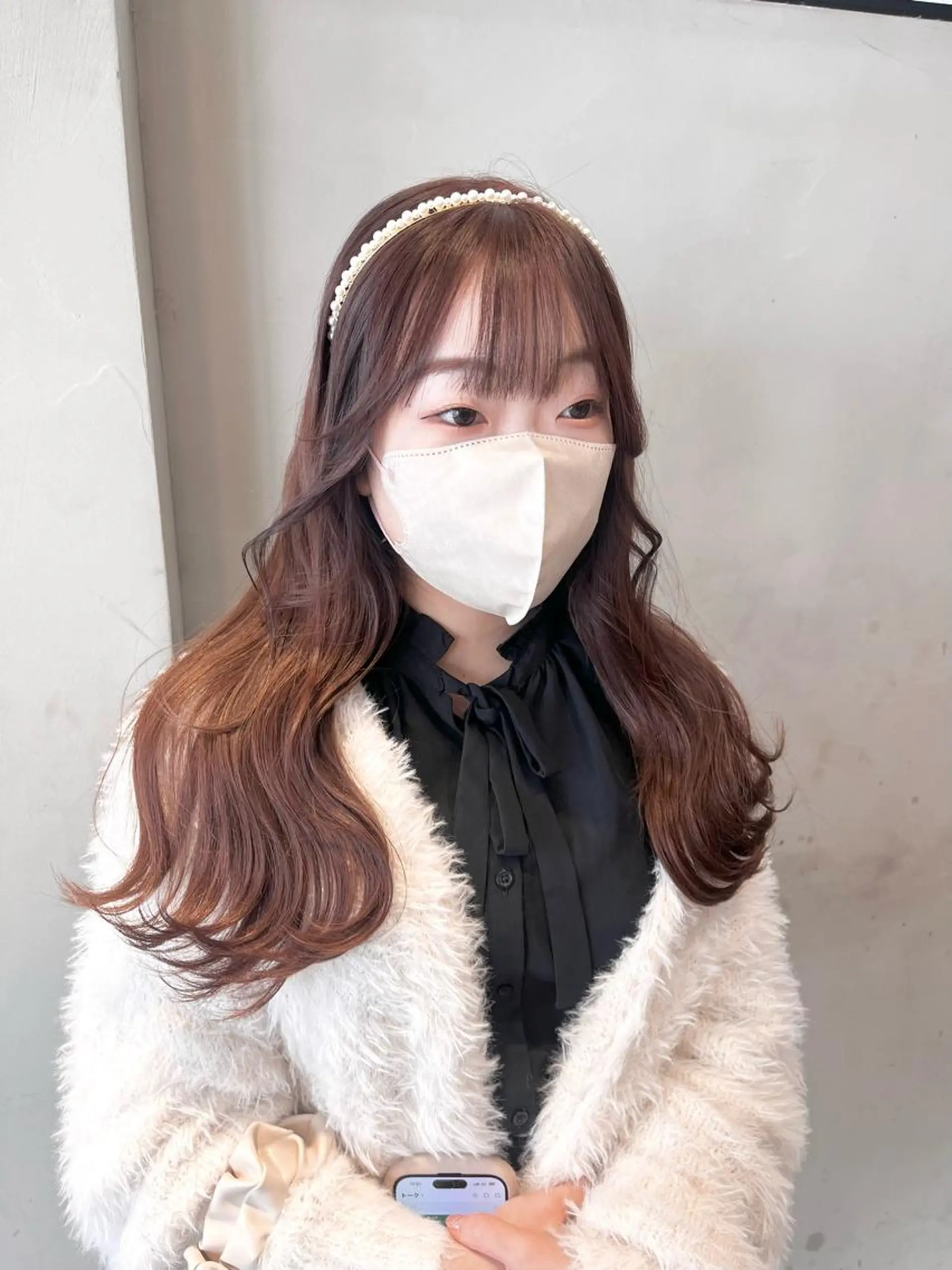 ロング カラー ブリーチ ブラウンカラー ヘアカラー トリートメント ヘッドスパ ヘアセット 🎀艶モテカラー🎀 彩季のヘアスタイル