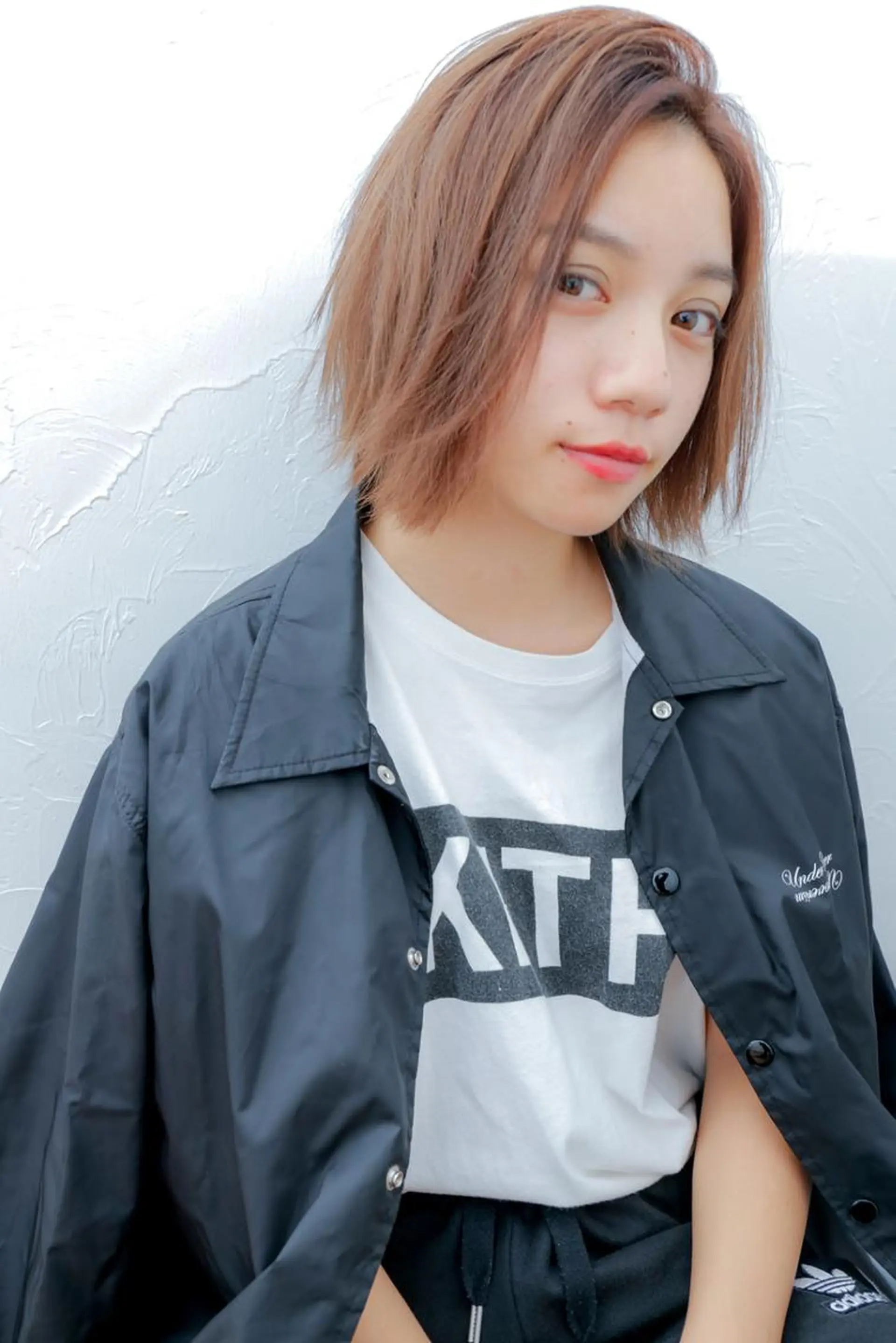 ロング まつお かずねのヘアスタイル