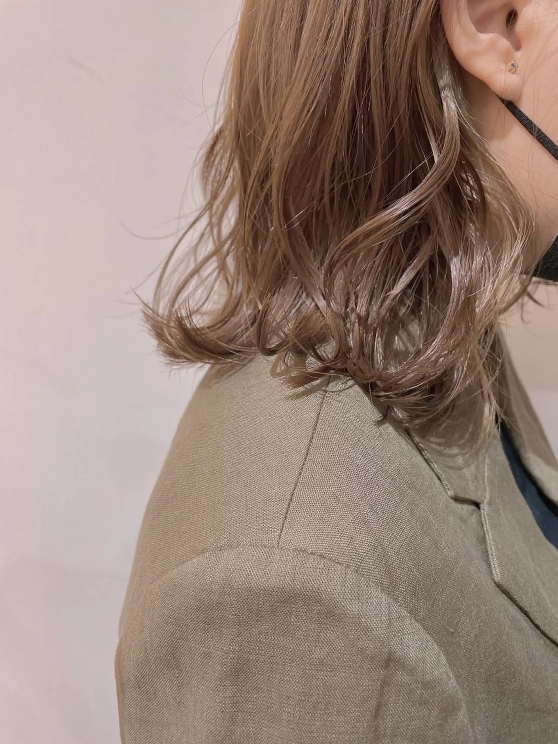 ミディアム カラー ベージュカラー カット ヘアカラー トリートメント 🦖鶴岡香純🦖 産休中のヘアスタイル