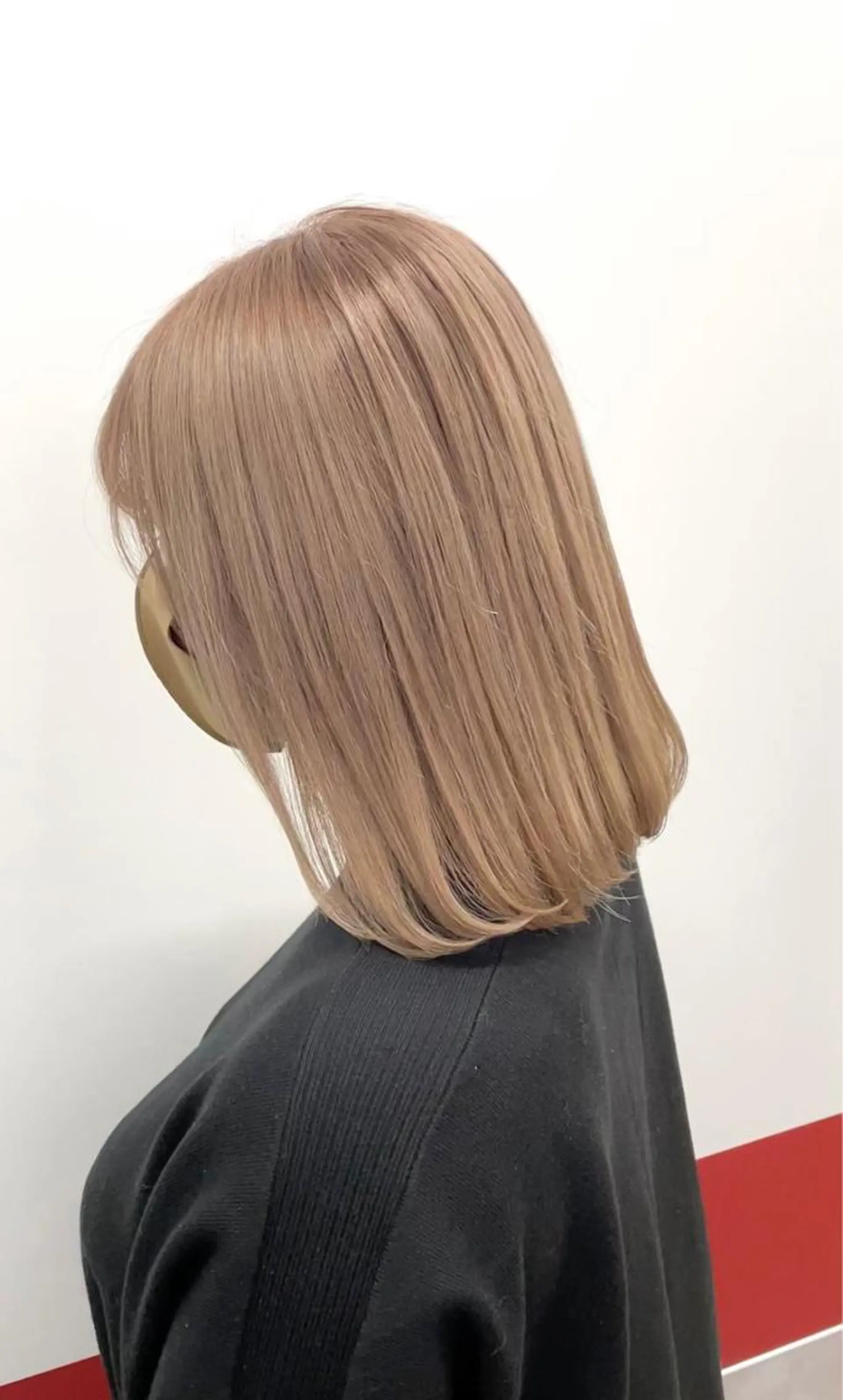 カラー ベージュカラー ミルクティーベージュ storiiz所属・本田大輝top designerのヘアスタイル