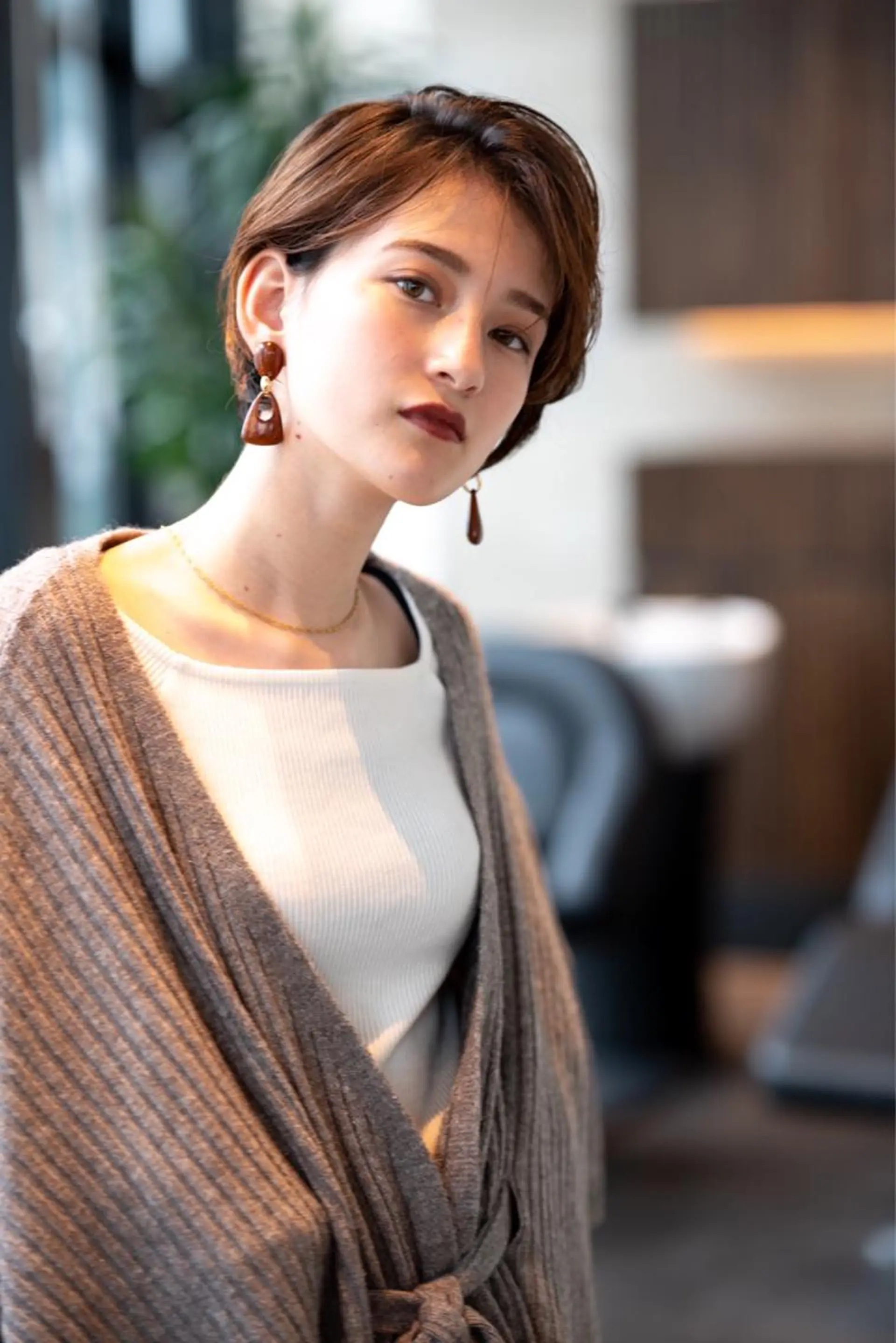 ショート カラー カット ヘアカラー トリートメント 🉐レイヤー/塩見 弘樹🉐渋谷のヘアスタイル