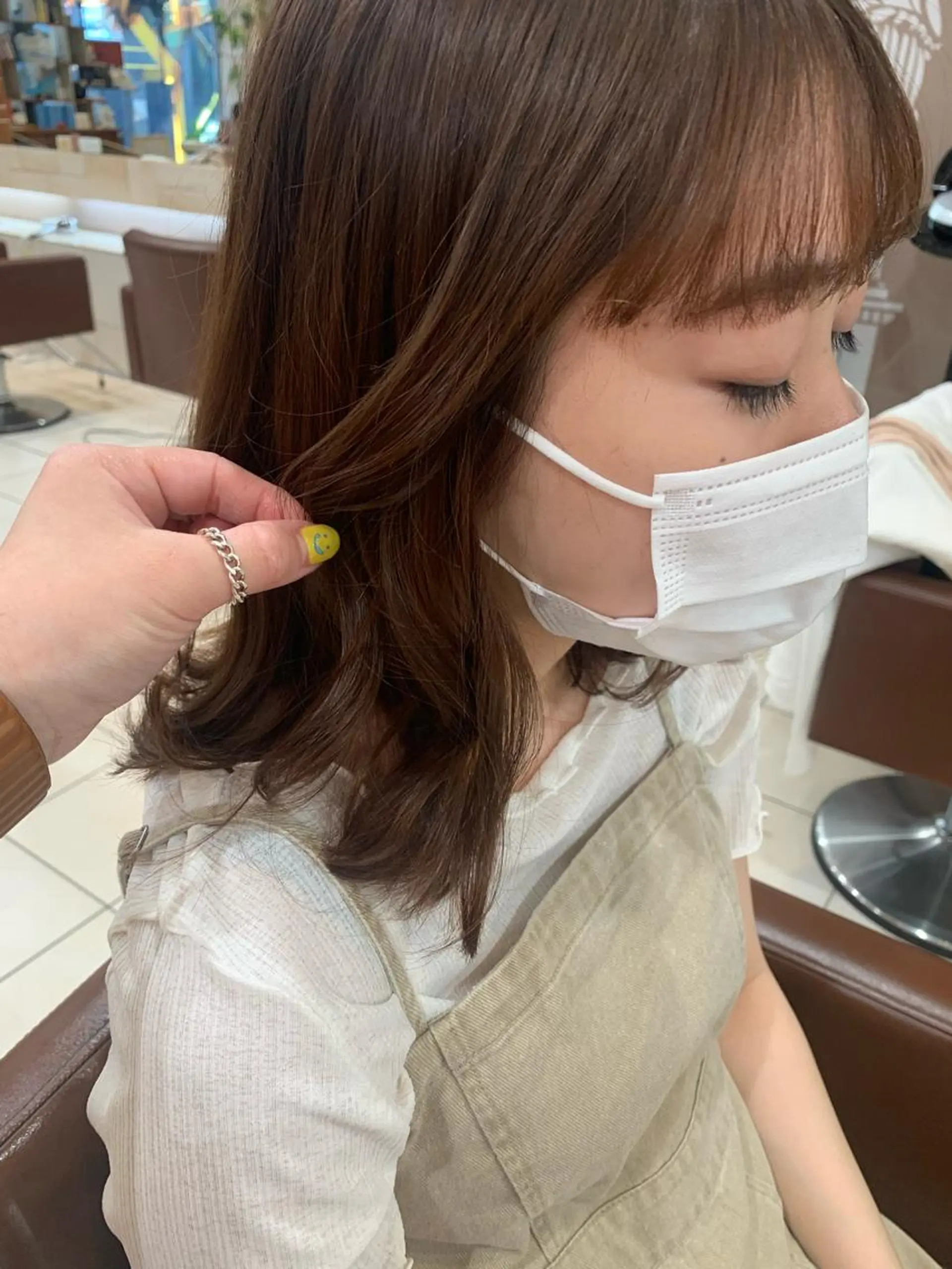 ミディアム カラー ヘアカラー トリートメント ハイトーンカラー🩵 耳ツボジュエリー👂のその他イメージ