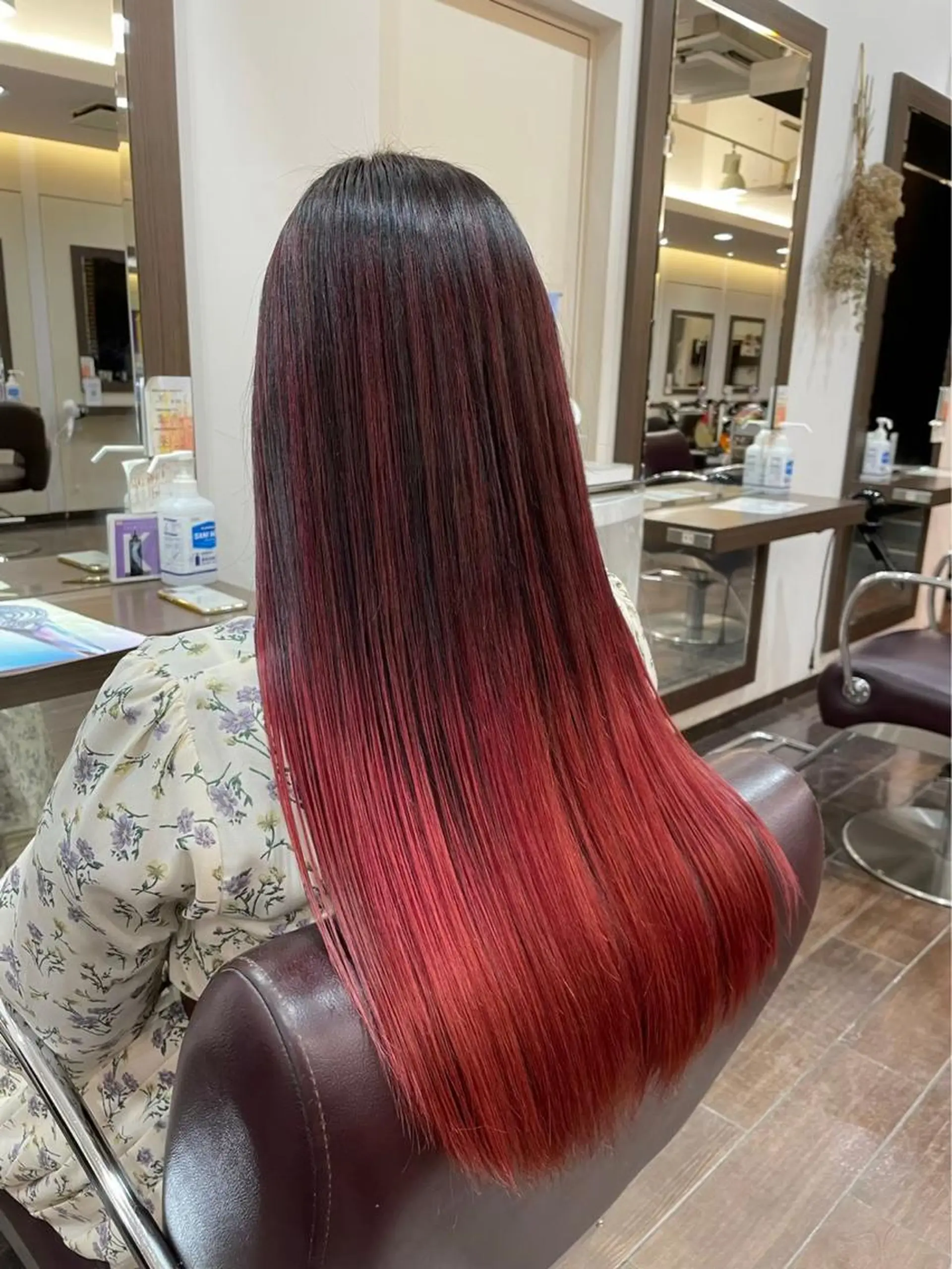 ロング メンズ/艶髪/カラー サクラ🌸のヘアスタイル