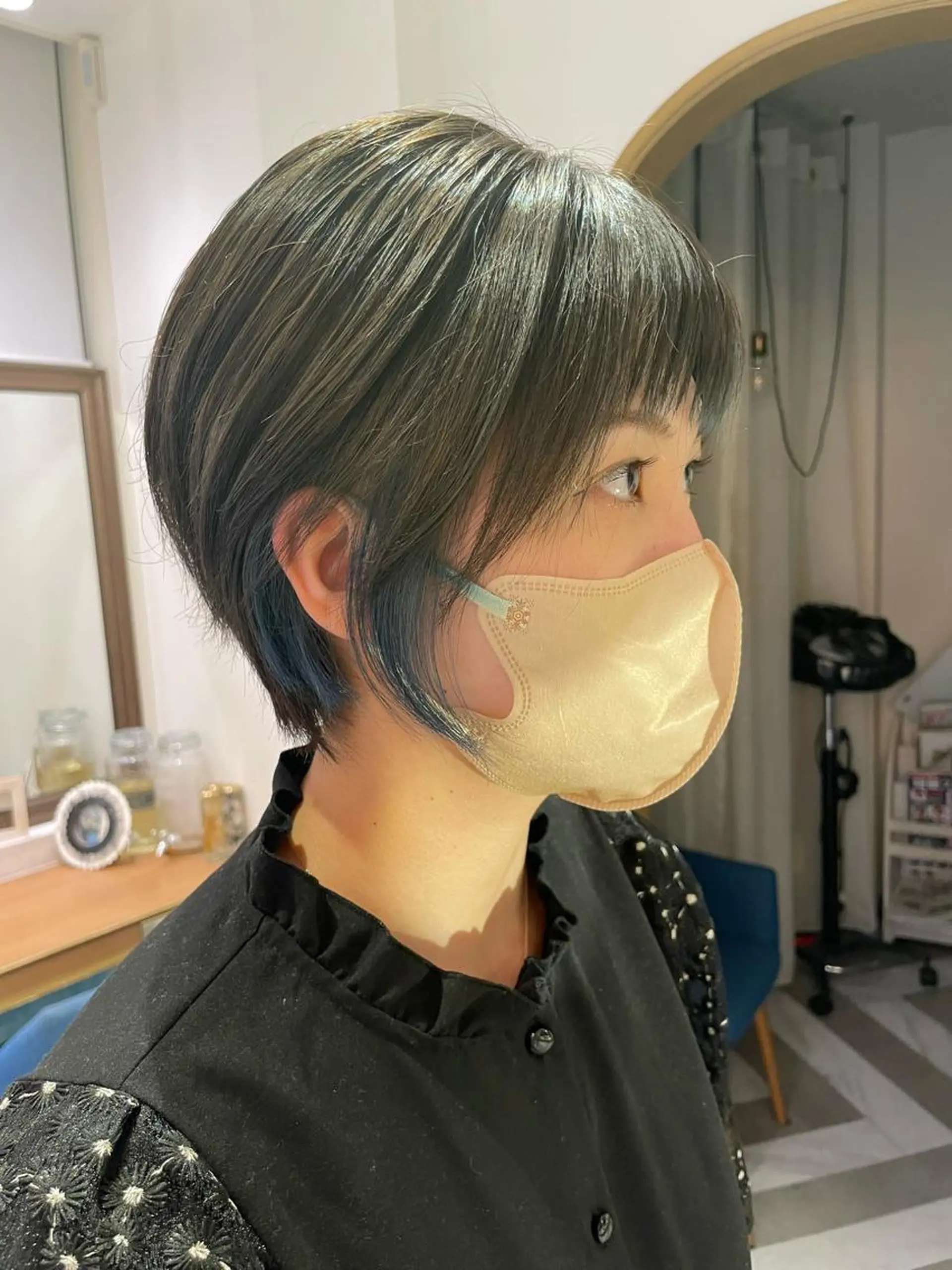 ショート Misaki /ボブ/縮毛矯正のヘアスタイル