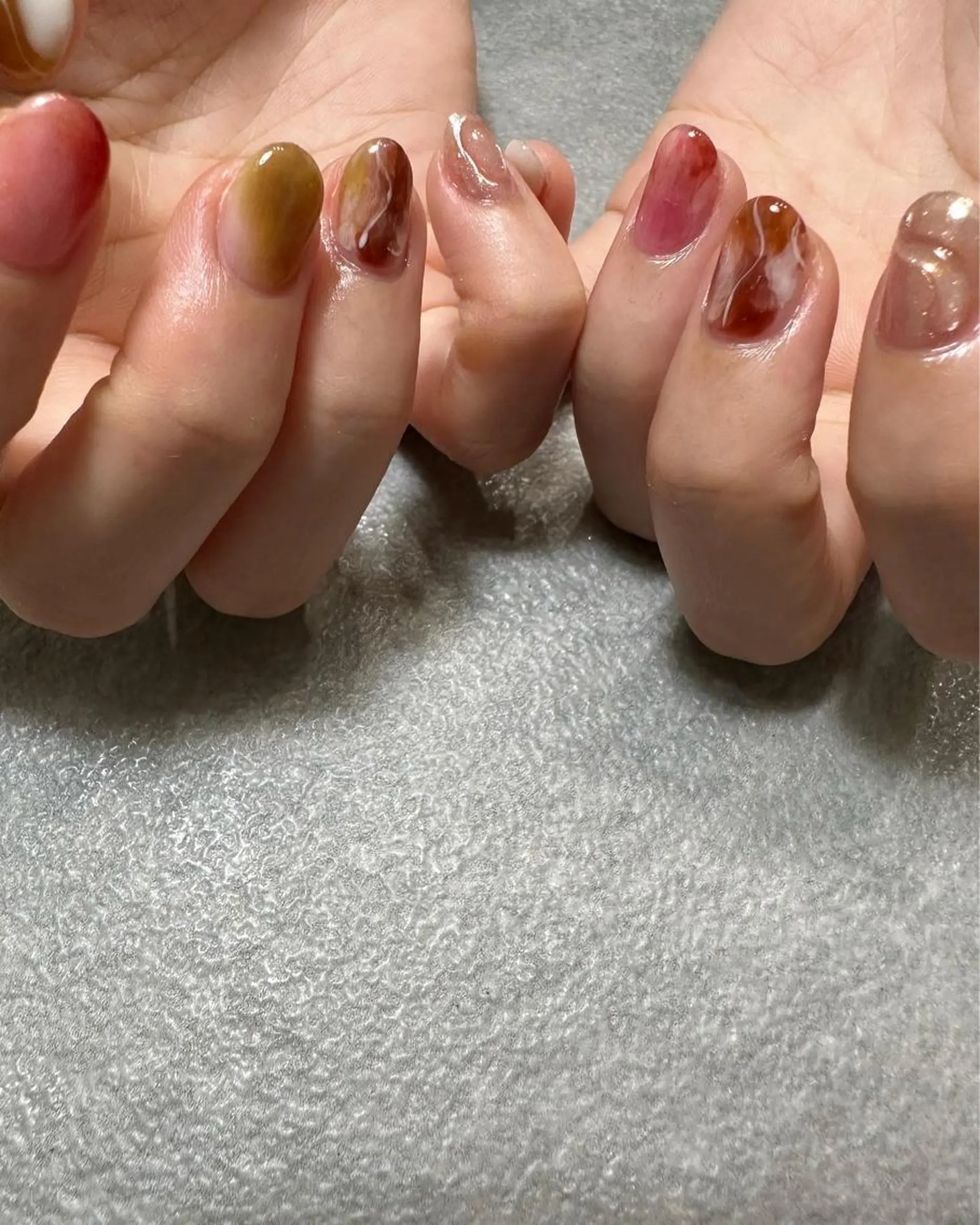 ネイル ハンドネイル フットネイル kiii.__ ✴︎*のネイルデザイン