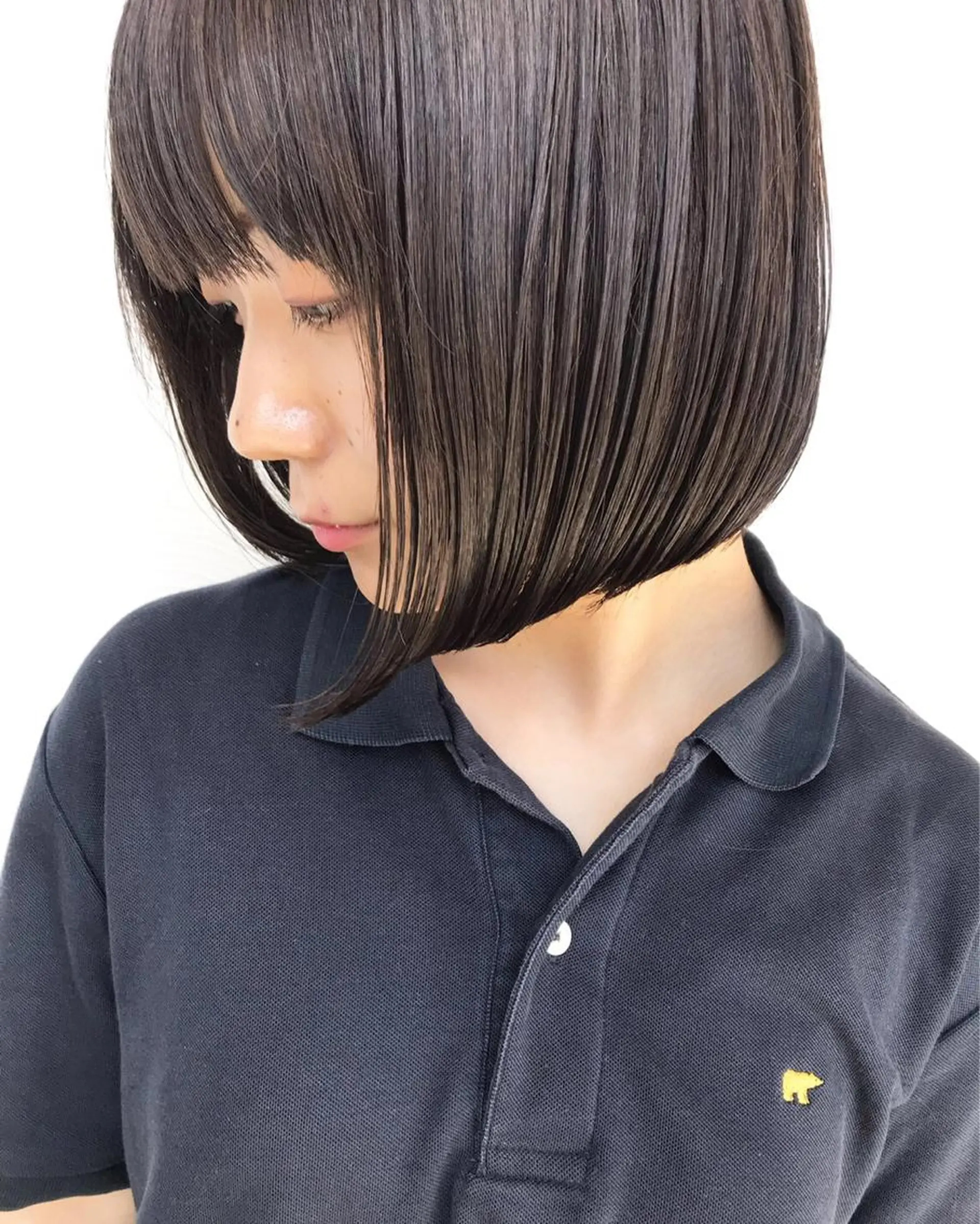 ショート ボブ×縮毛矯正 ryotaのヘアスタイル