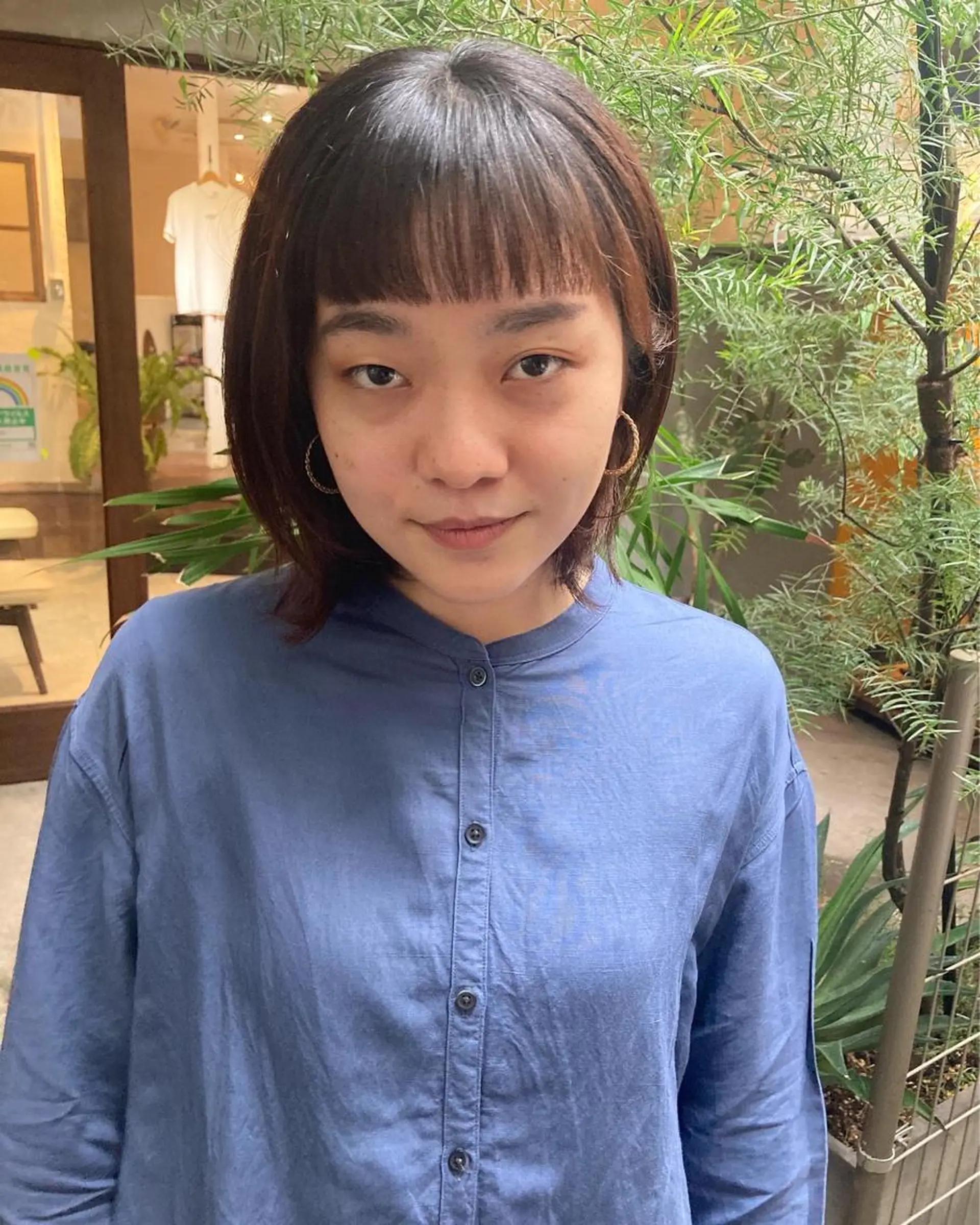 ショート オン眉 金田 夏野のヘアスタイル