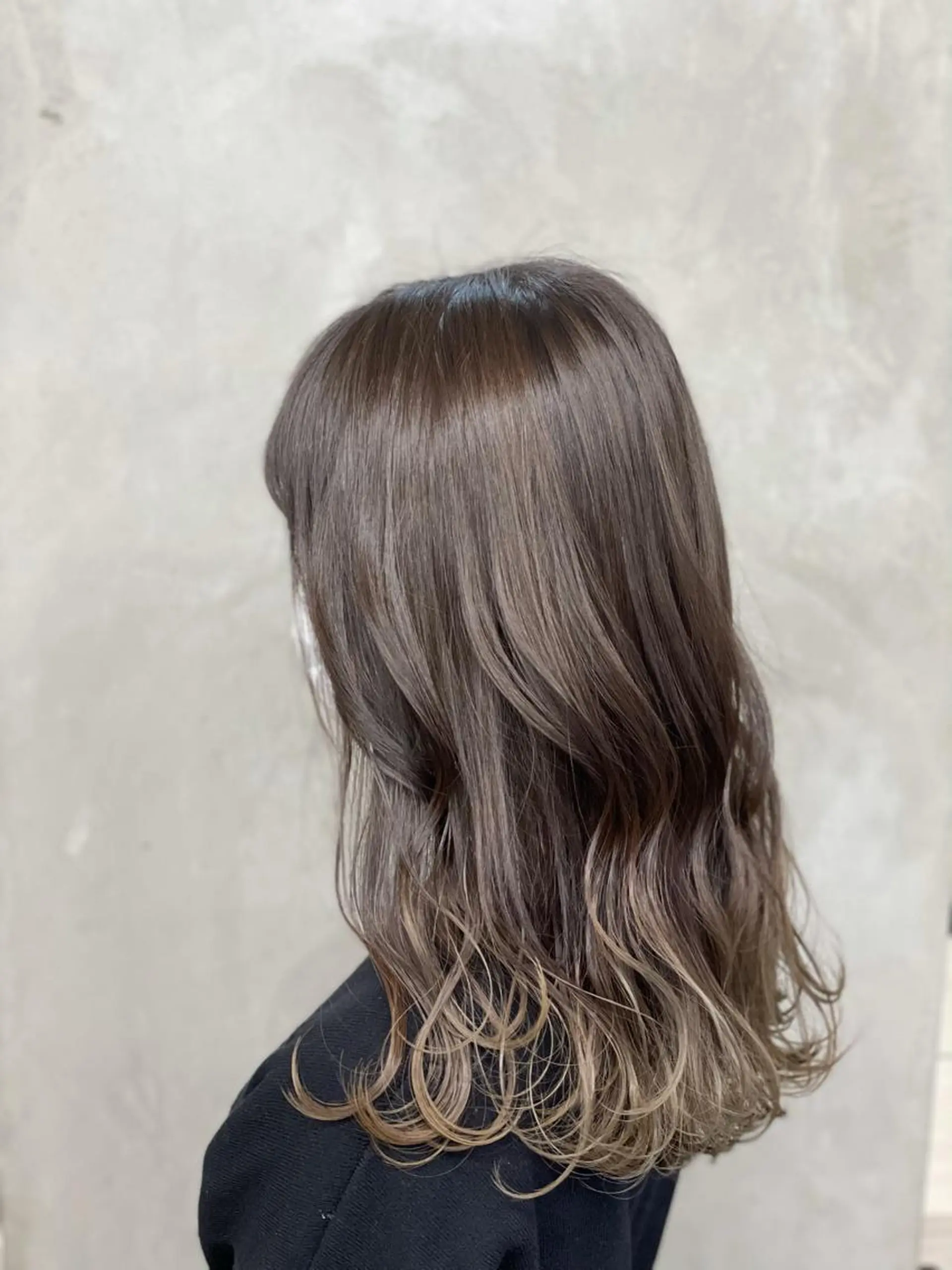 ロング カット ヘアカラー トリートメント 🌟髪質改善ケアカラ ー美髪縮毛矯正y🌟のヘアスタイル