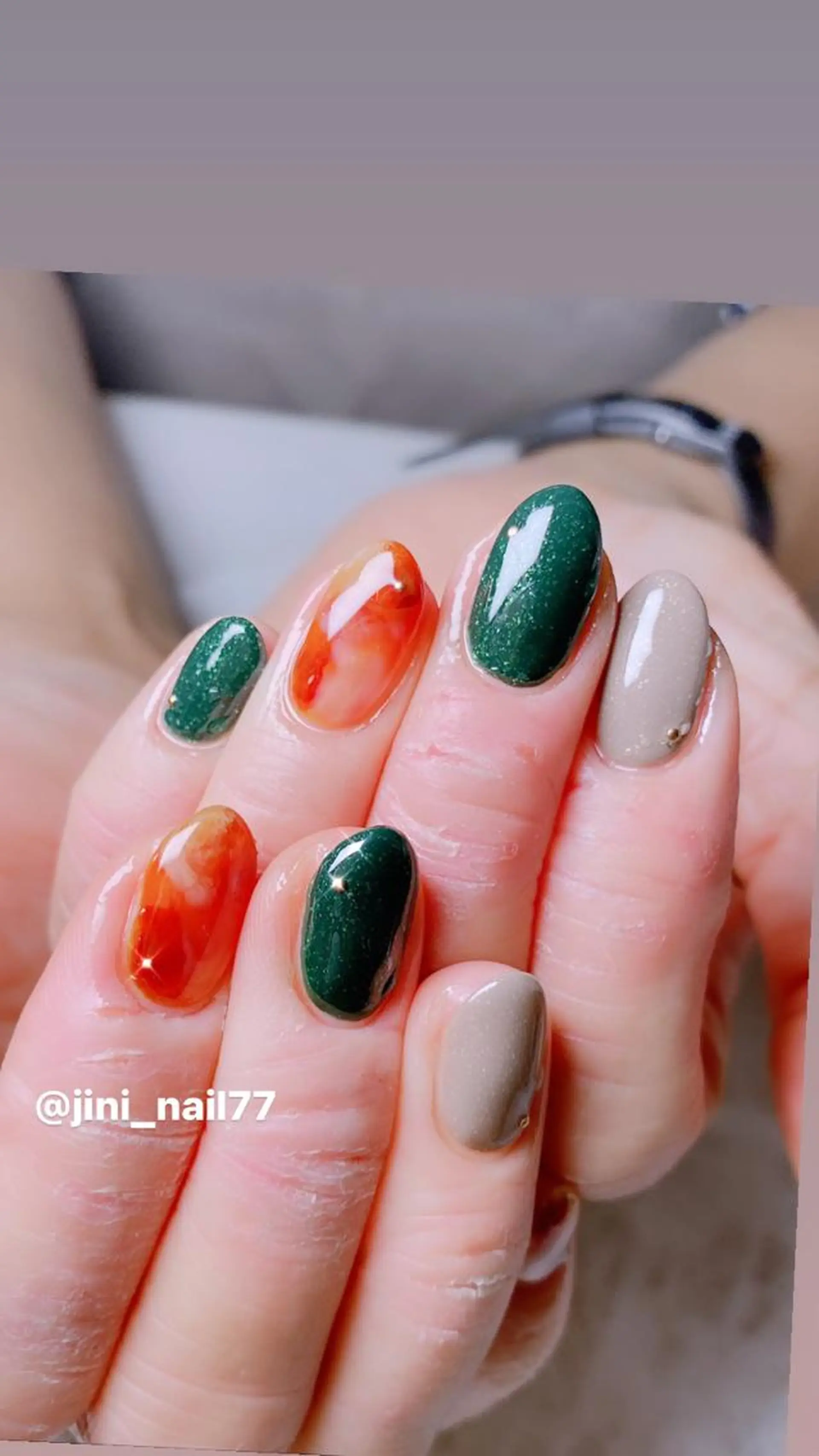 ネイル ハンドネイル JINI NAIL所属・ジニ ネイルのネイルデザイン