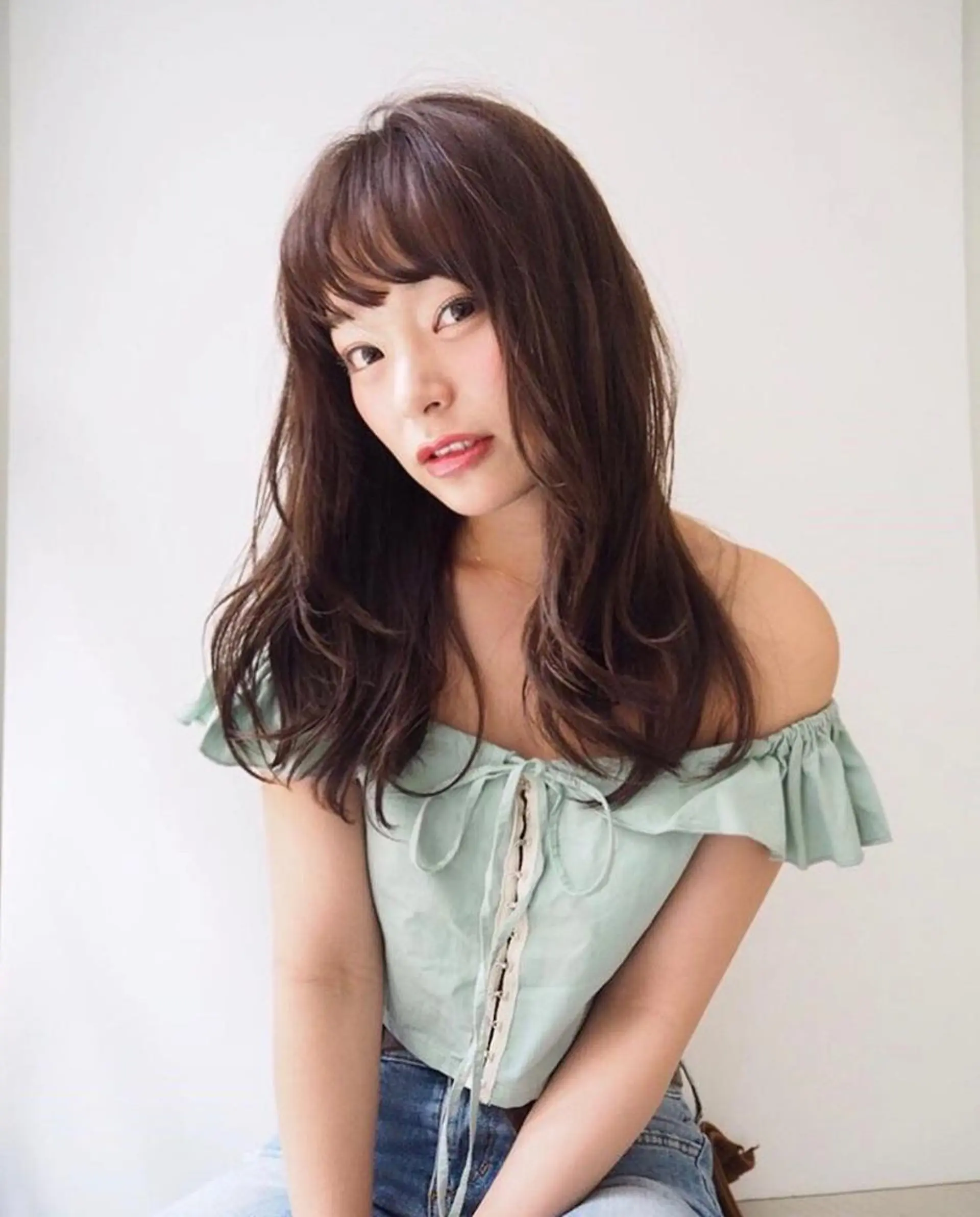 ロング 透明感カラー・ 髪質改善🩵イケダのヘアスタイル