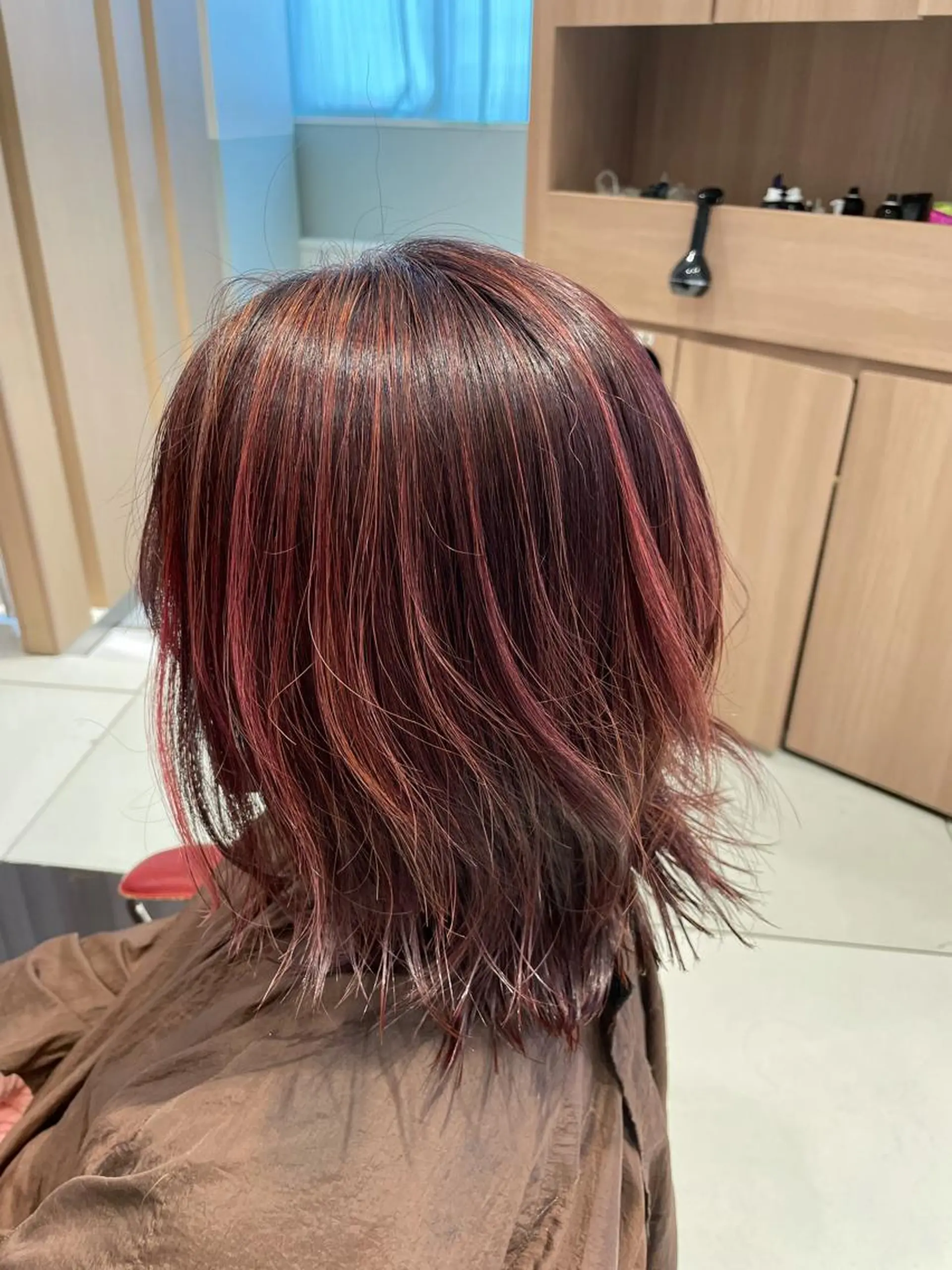 ミディアム カラー SALOWIN京都河原町Suite店所属・✨石乃宮 龍✨京都河原町✨のヘアスタイル