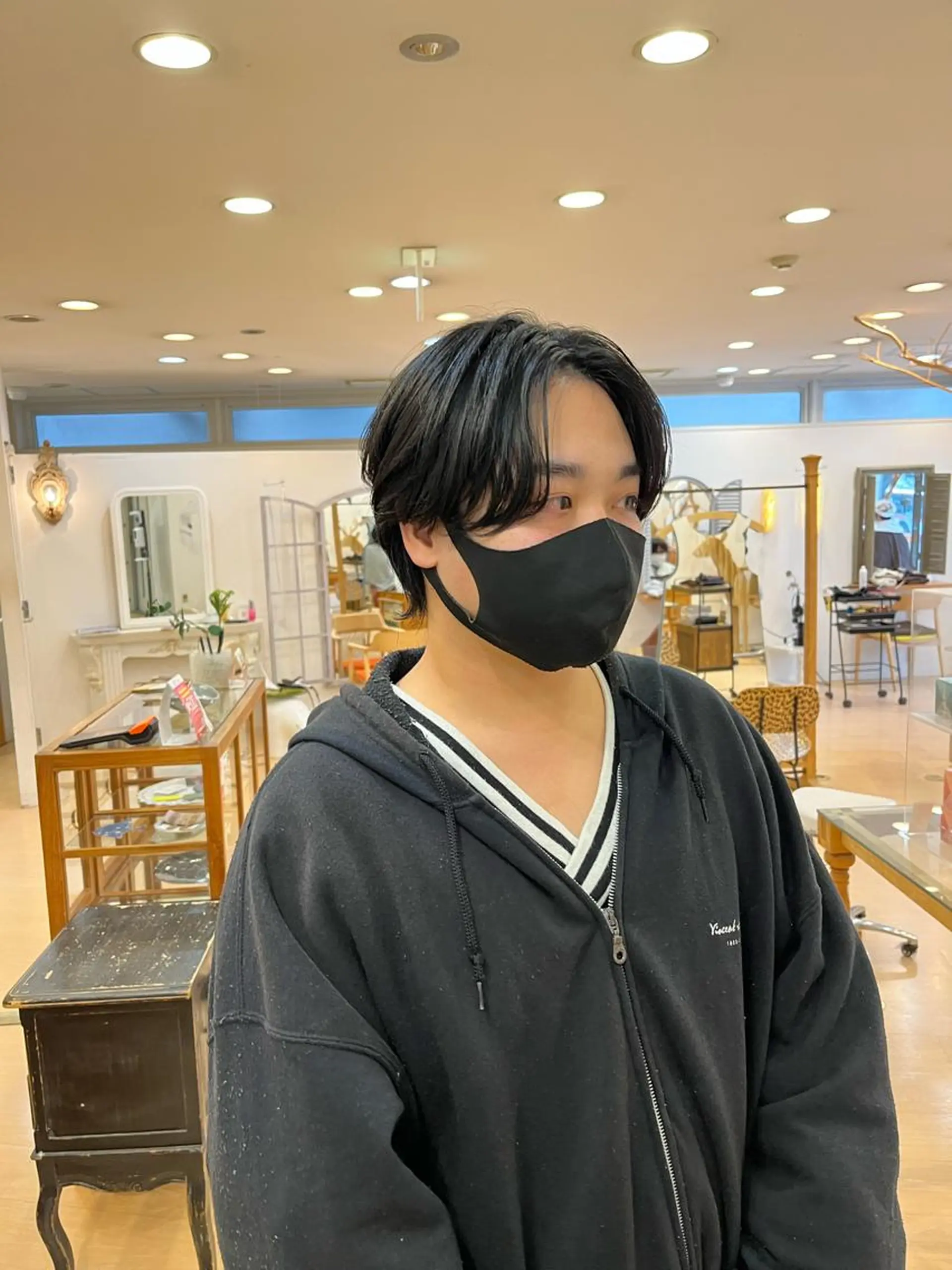 メンズ センターパート 💠つたふうか/ 韓国/メンズヘア💠のヘアスタイル