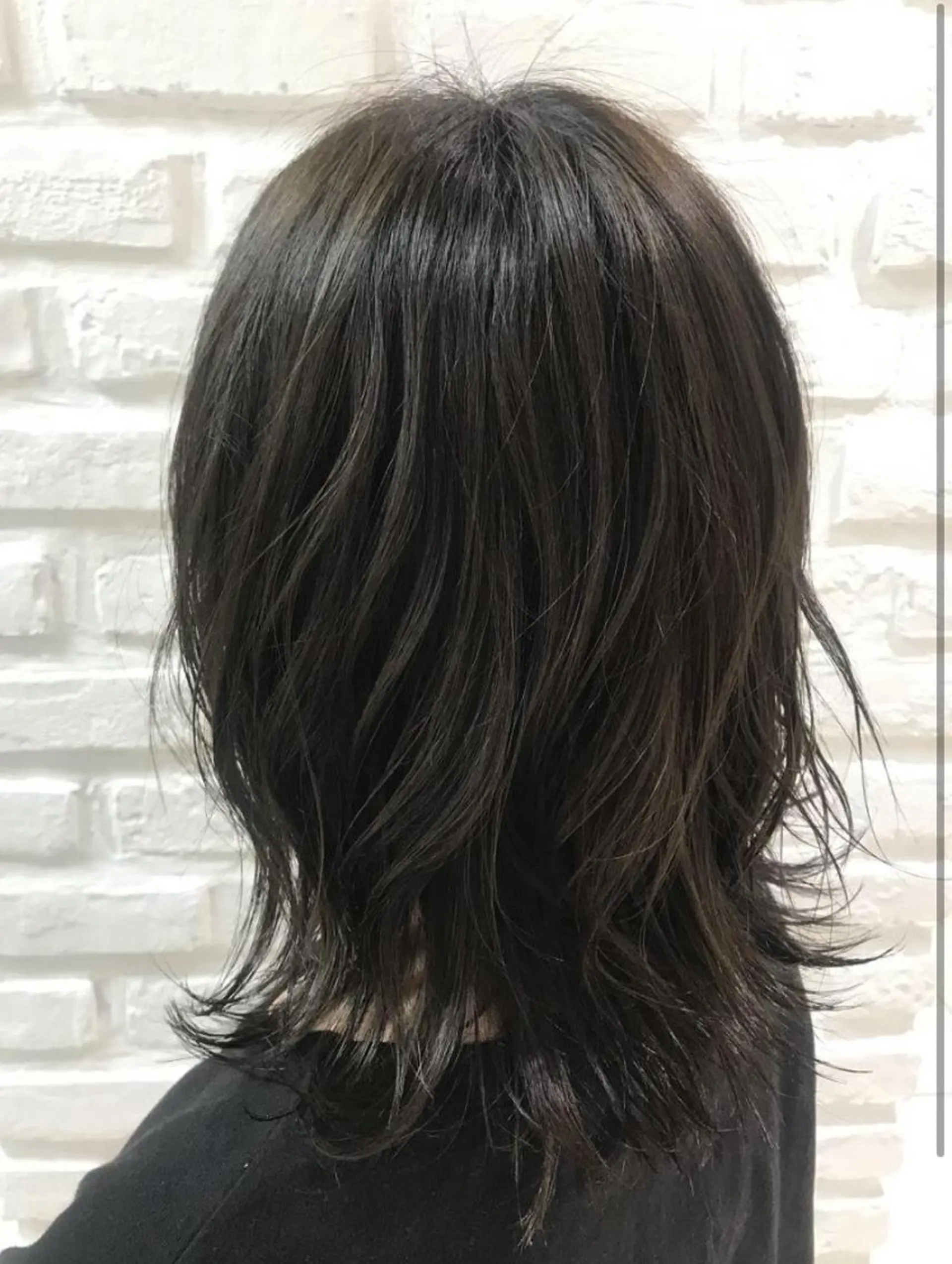 セミロング ヘアカラー 【縮毛矯正/レディー スカット】美涼🎀のヘアスタイル