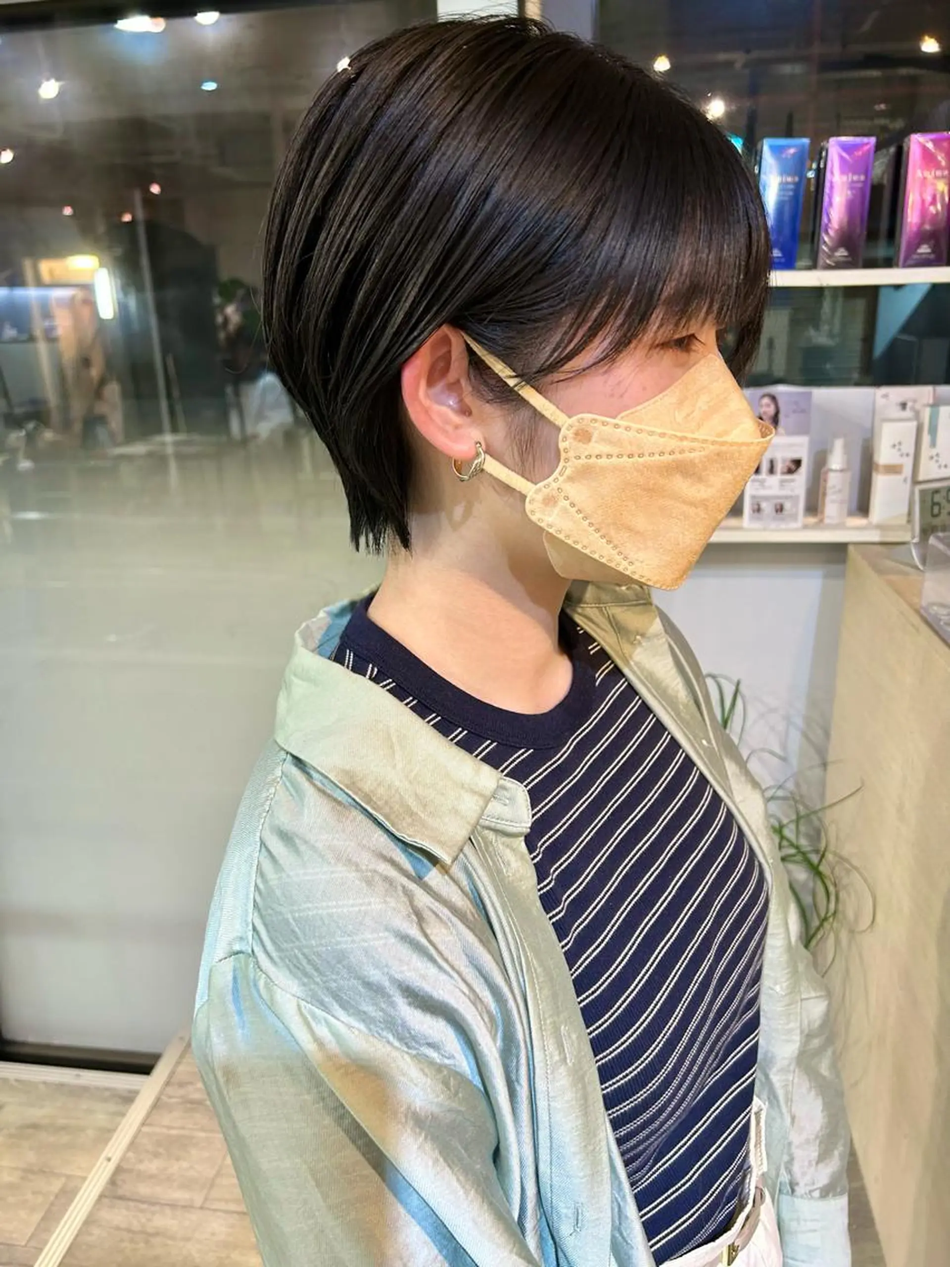 ショート 米元 春奈のヘアスタイル