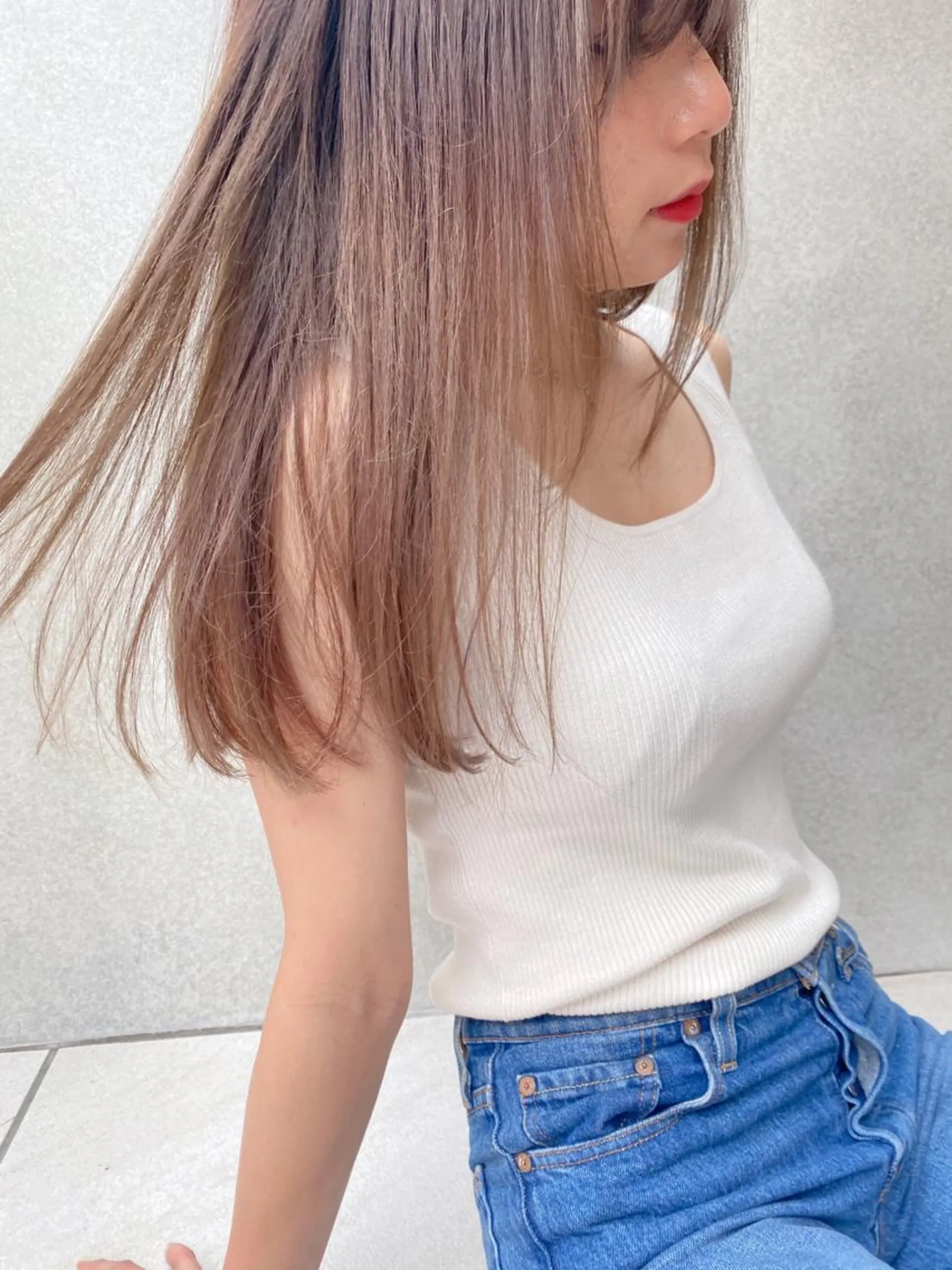 ロング カラー ヘアアレンジ 垢抜けのプロ🪄 honoのヘアスタイル