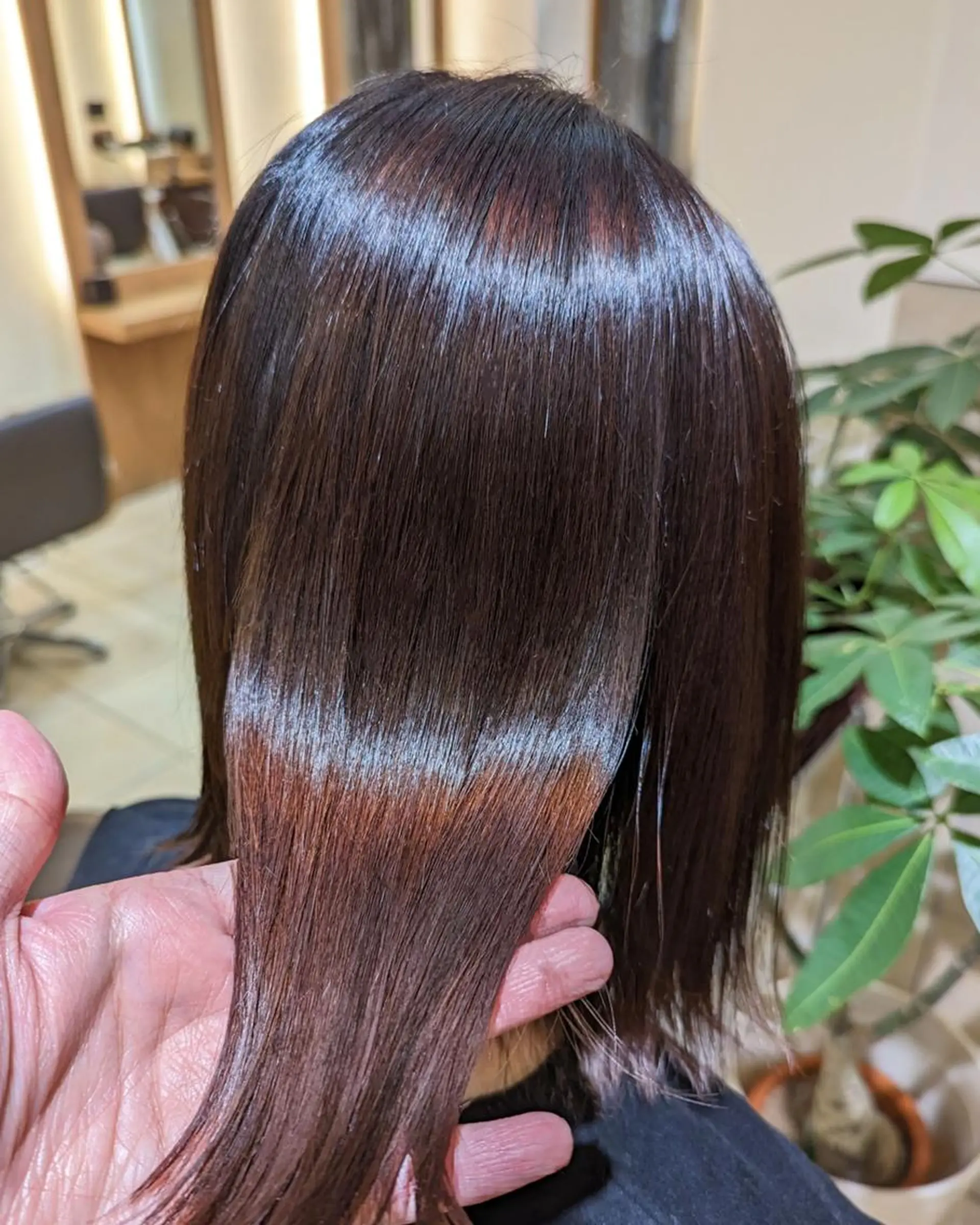 ロング カロル川口 モデル募集のヘアスタイル