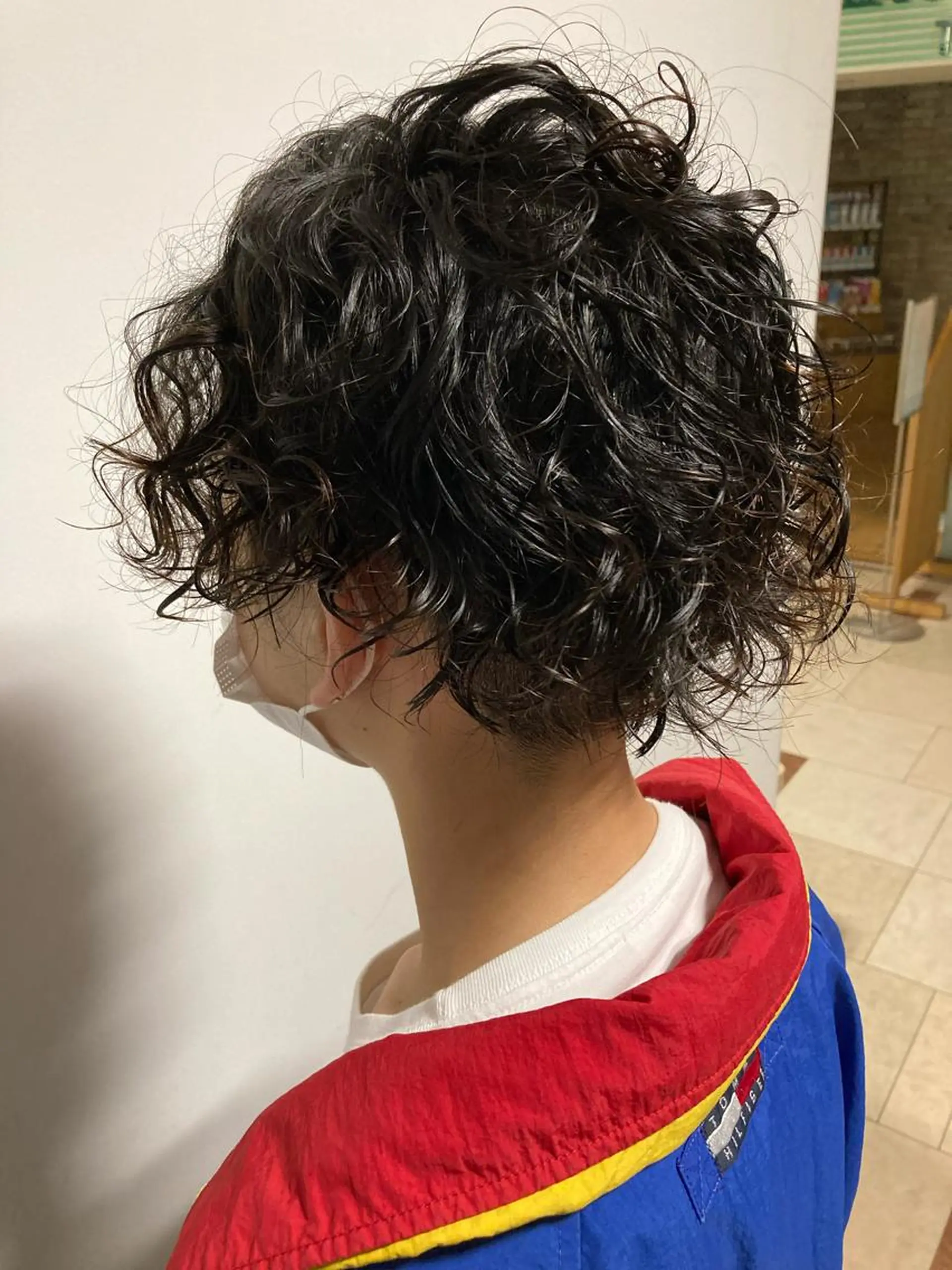 ショート パーマ メンズ パーマ メンズヘア/透明感 カラー/ayatoのヘアスタイル