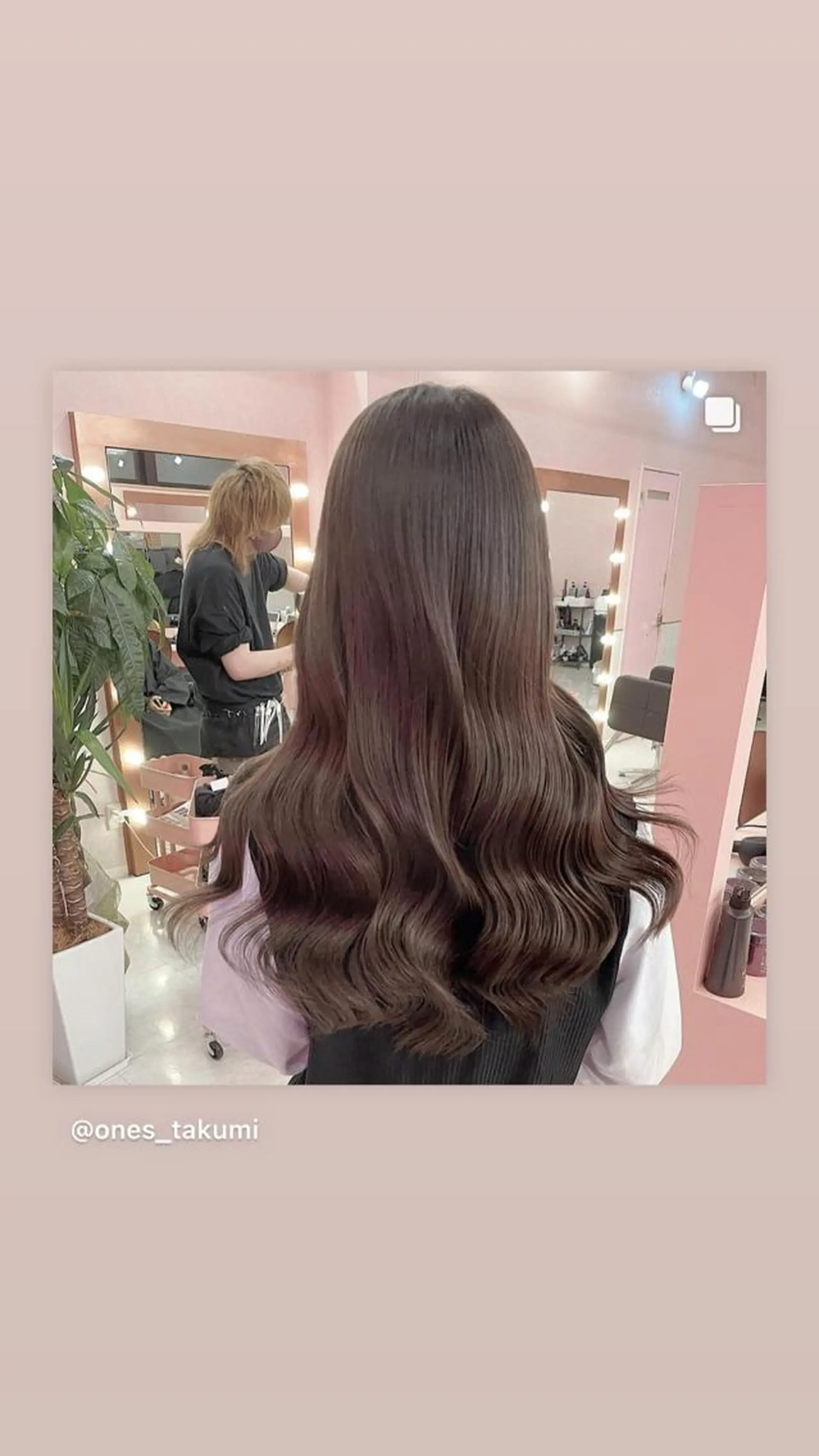 セミロング カラー 韓国ヘア特化💍 tiam💍ブリーチのヘアスタイル