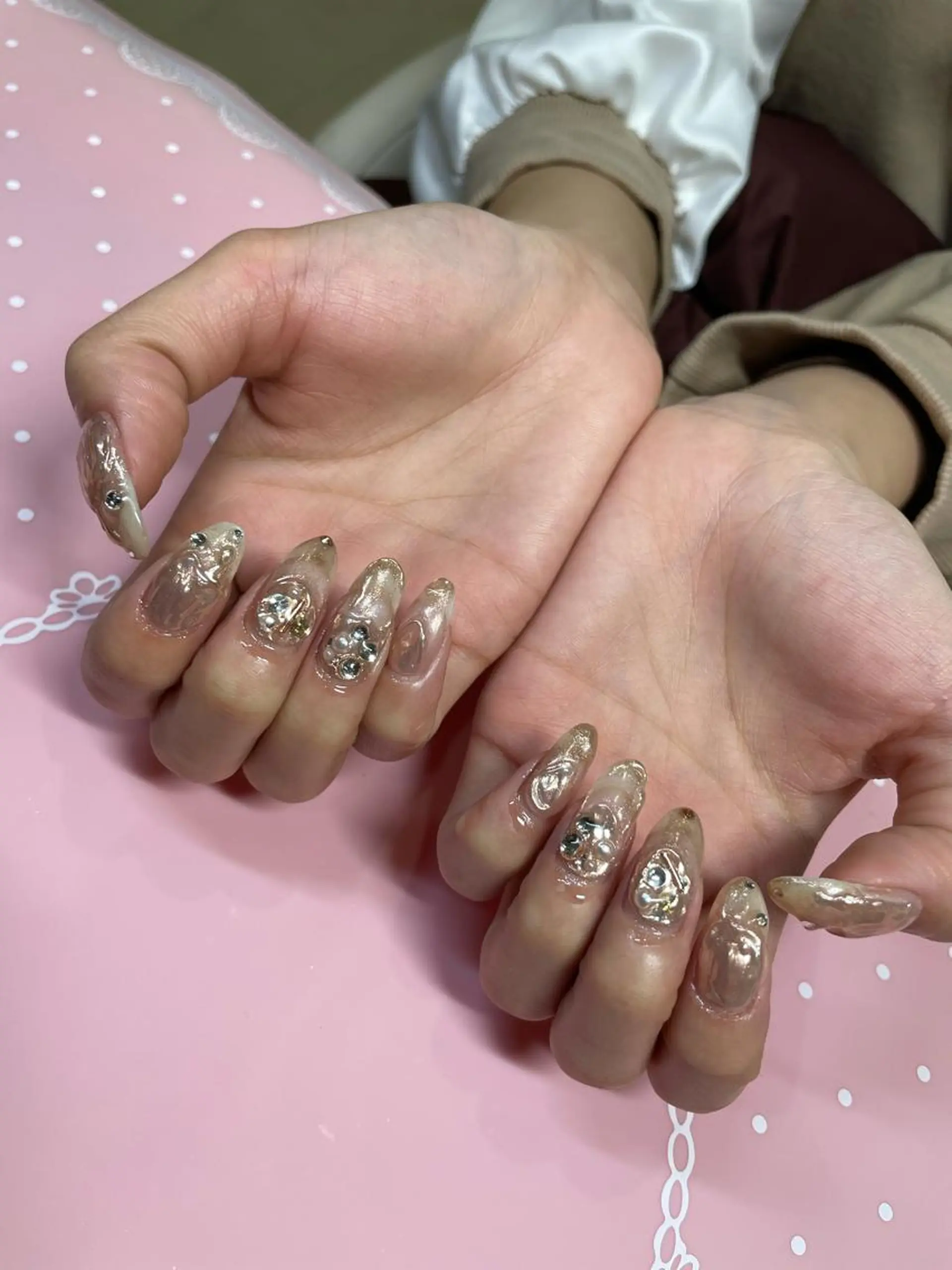 ミディアム ネイル 《LB》ラブリエ Nail&eyeのマツエク・マツパデザイン