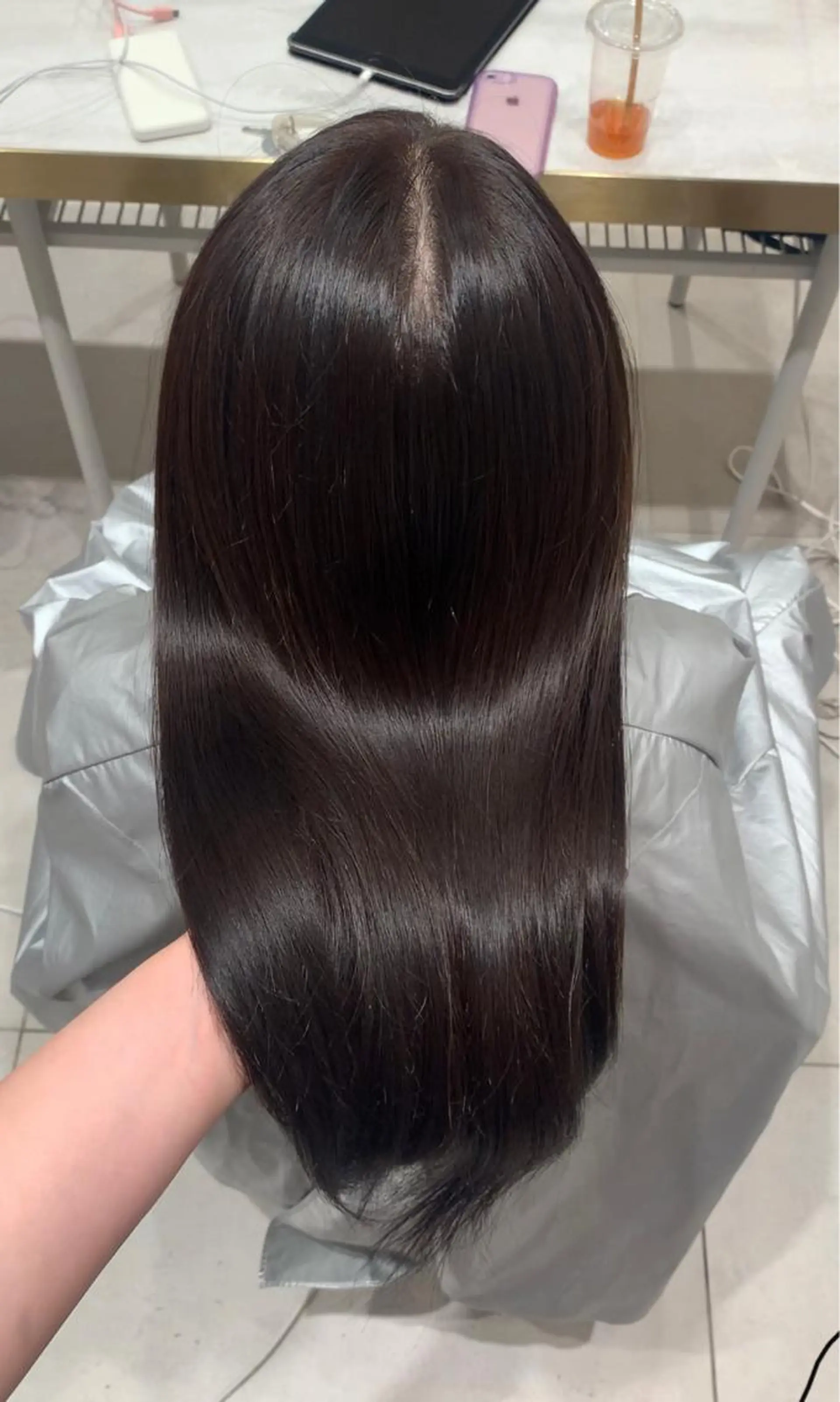 セミロング カラー ヘアアレンジ 内田 志乃のヘアスタイル