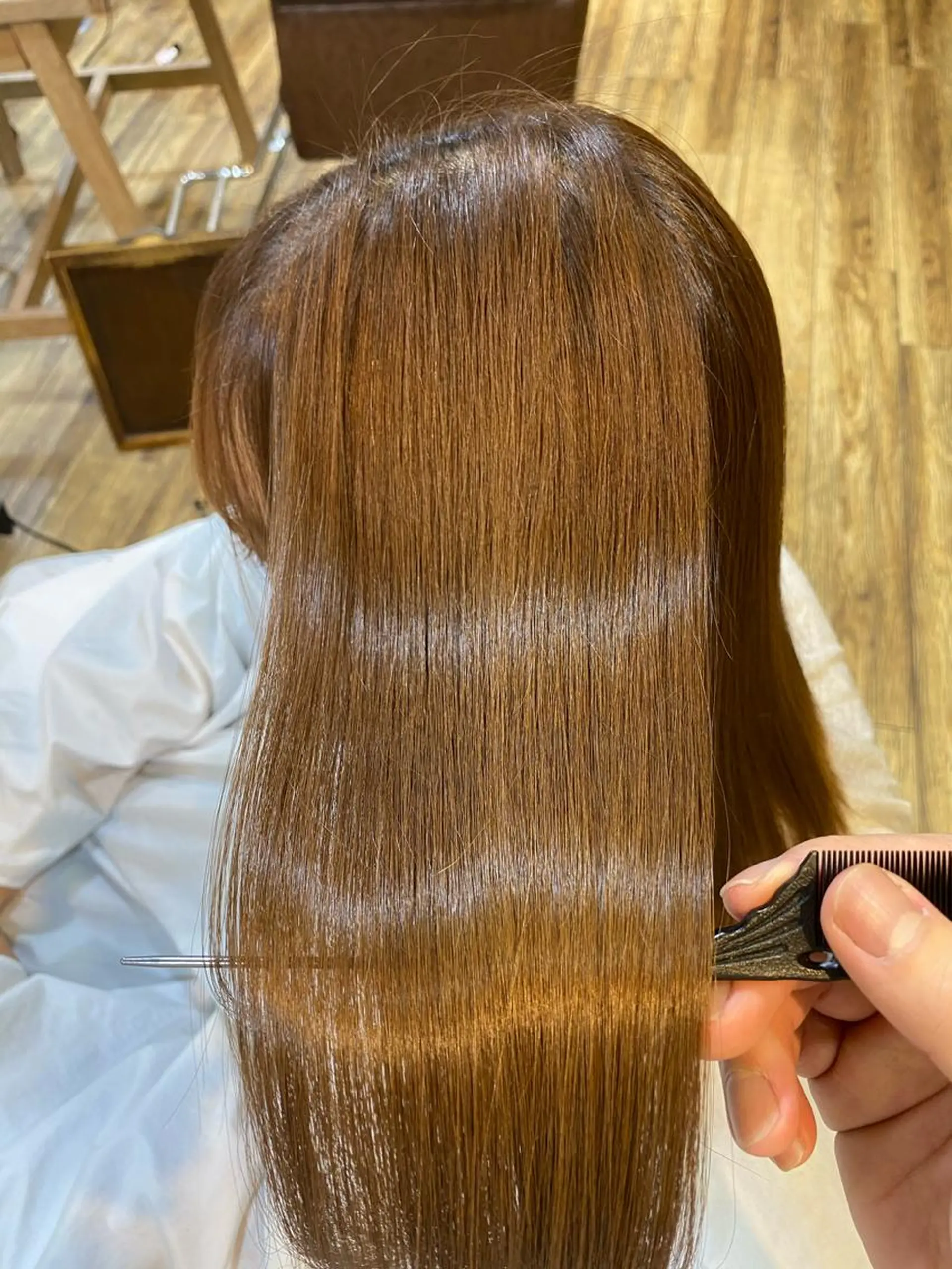 セミロング トリートメント 服部 樹季のヘアスタイル