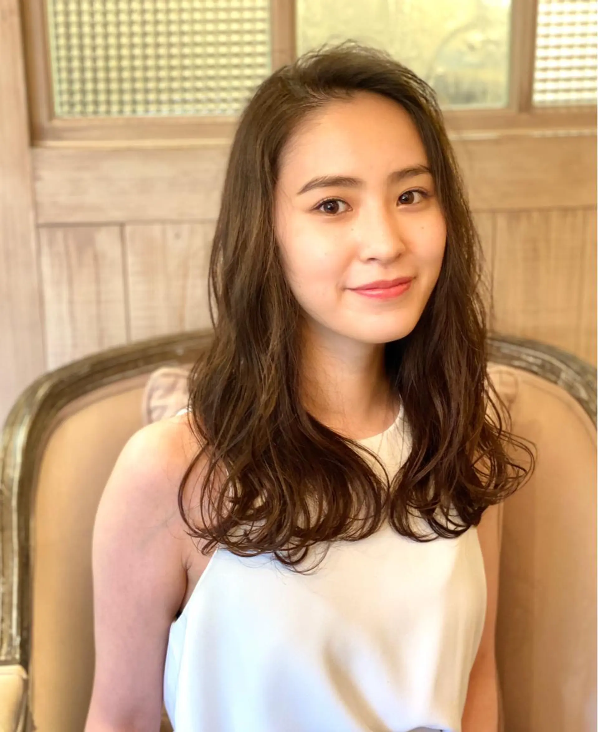 ロング カラー 森 早希絵のヘアスタイル