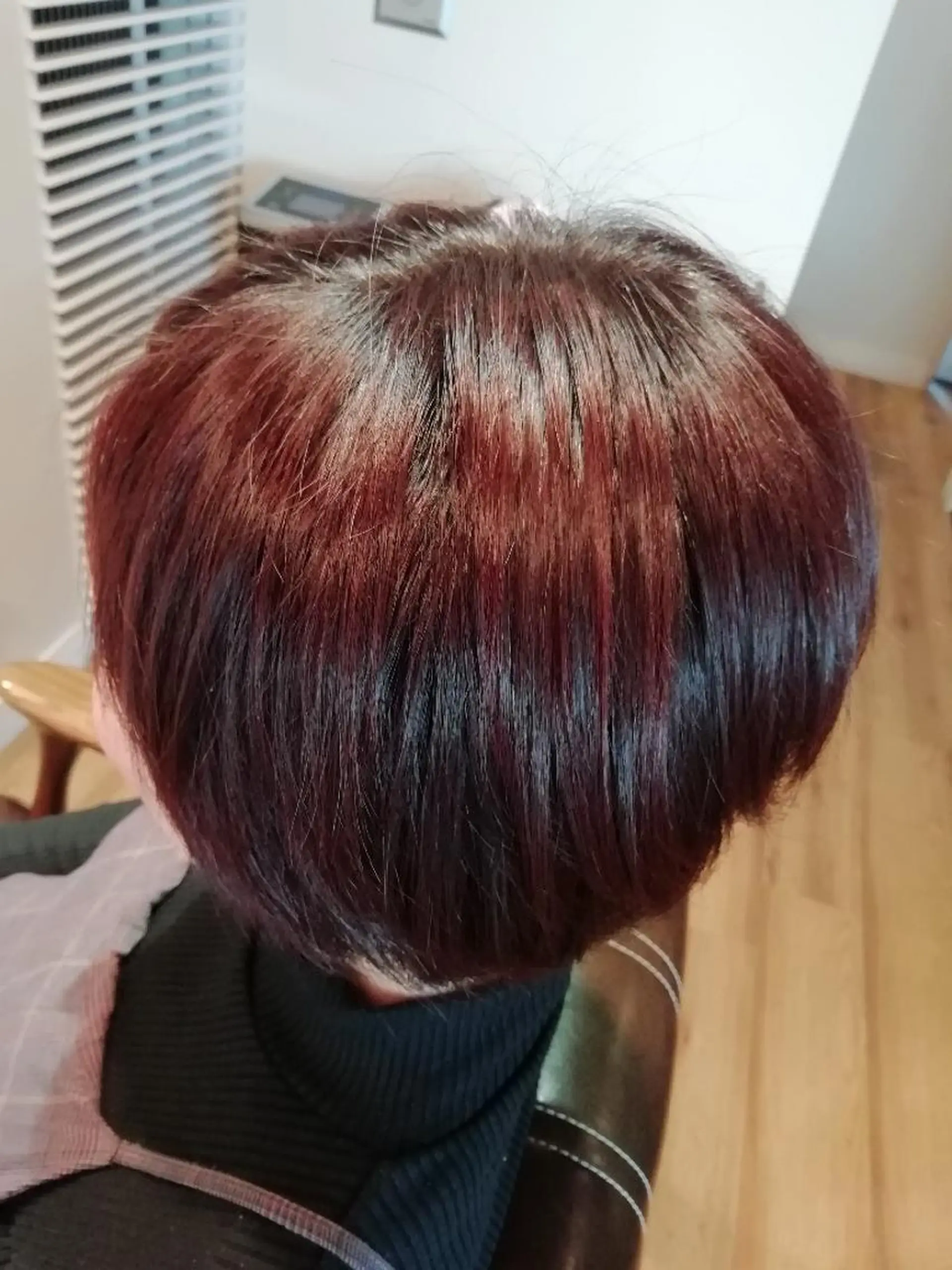 カラー ピンクカラー 堀 望美のヘアスタイル