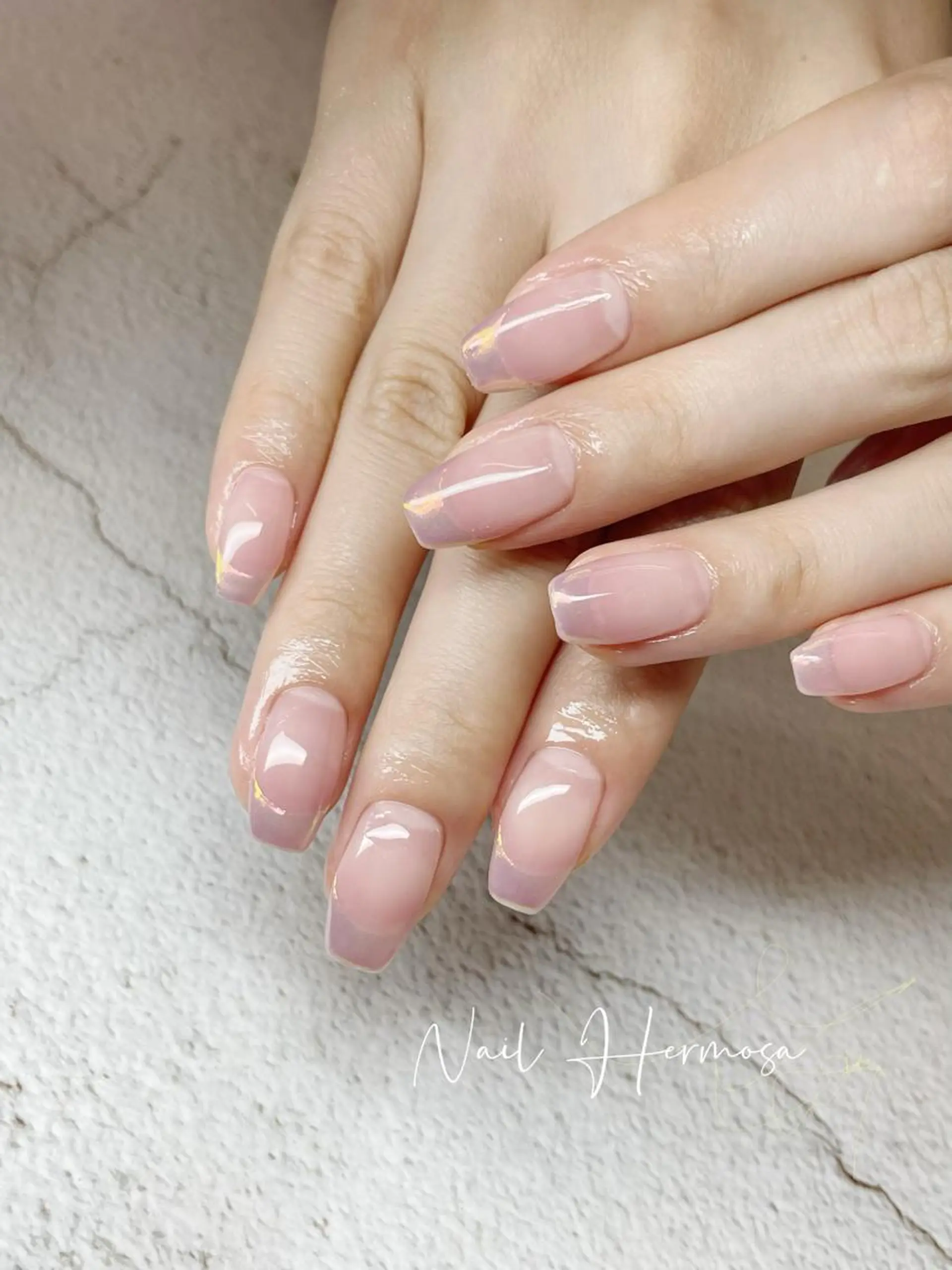 ネイル 桜ネイル 長さ出し フラッシュネイル フラワーネイル フットネイル ネイル エルモサのネイルデザイン