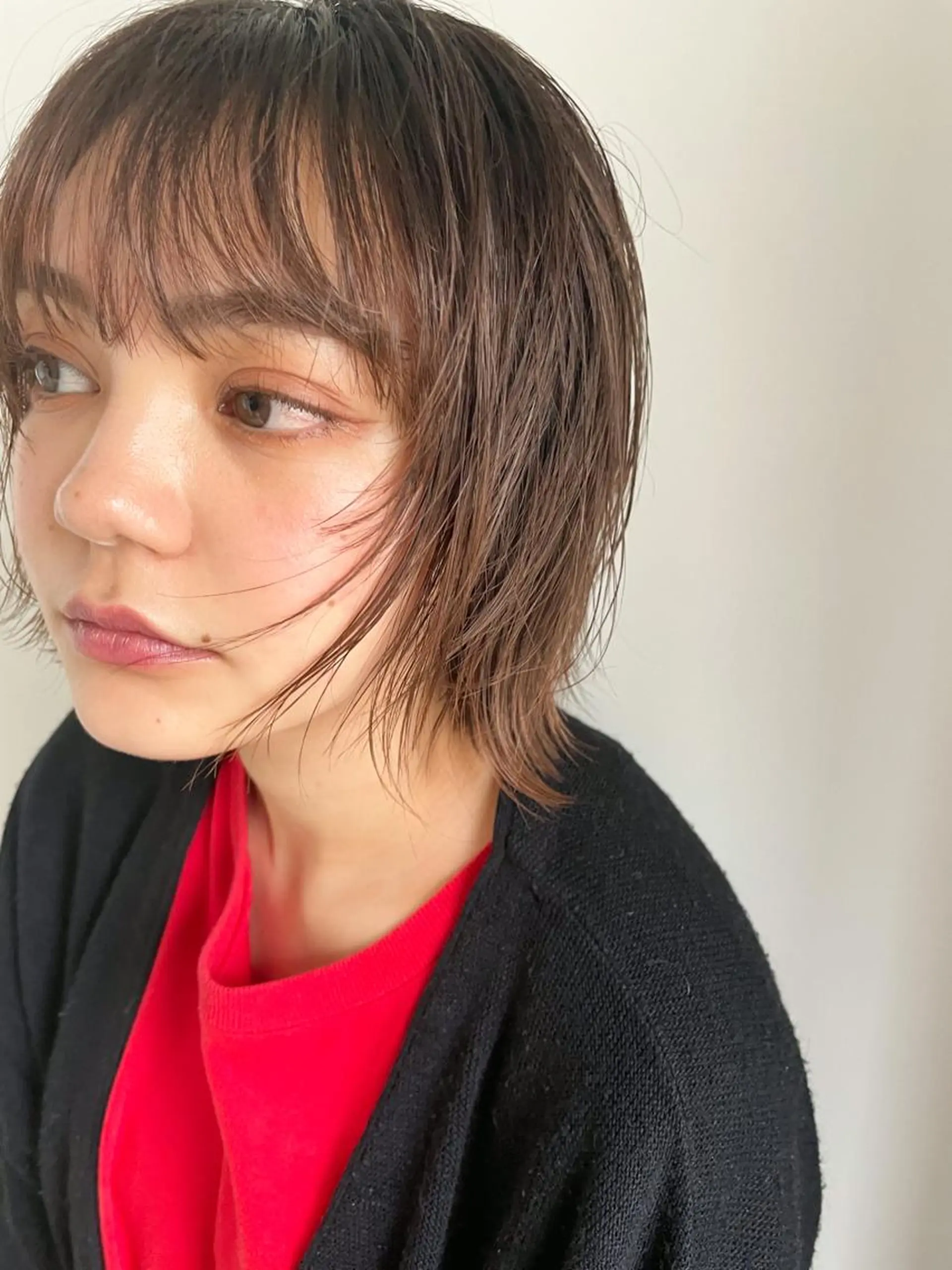 ショート カラー 顔まわりレイヤー レイヤーカット カット ヘアカラー トリートメント Takuma Suzuki中目黒のヘアスタイル