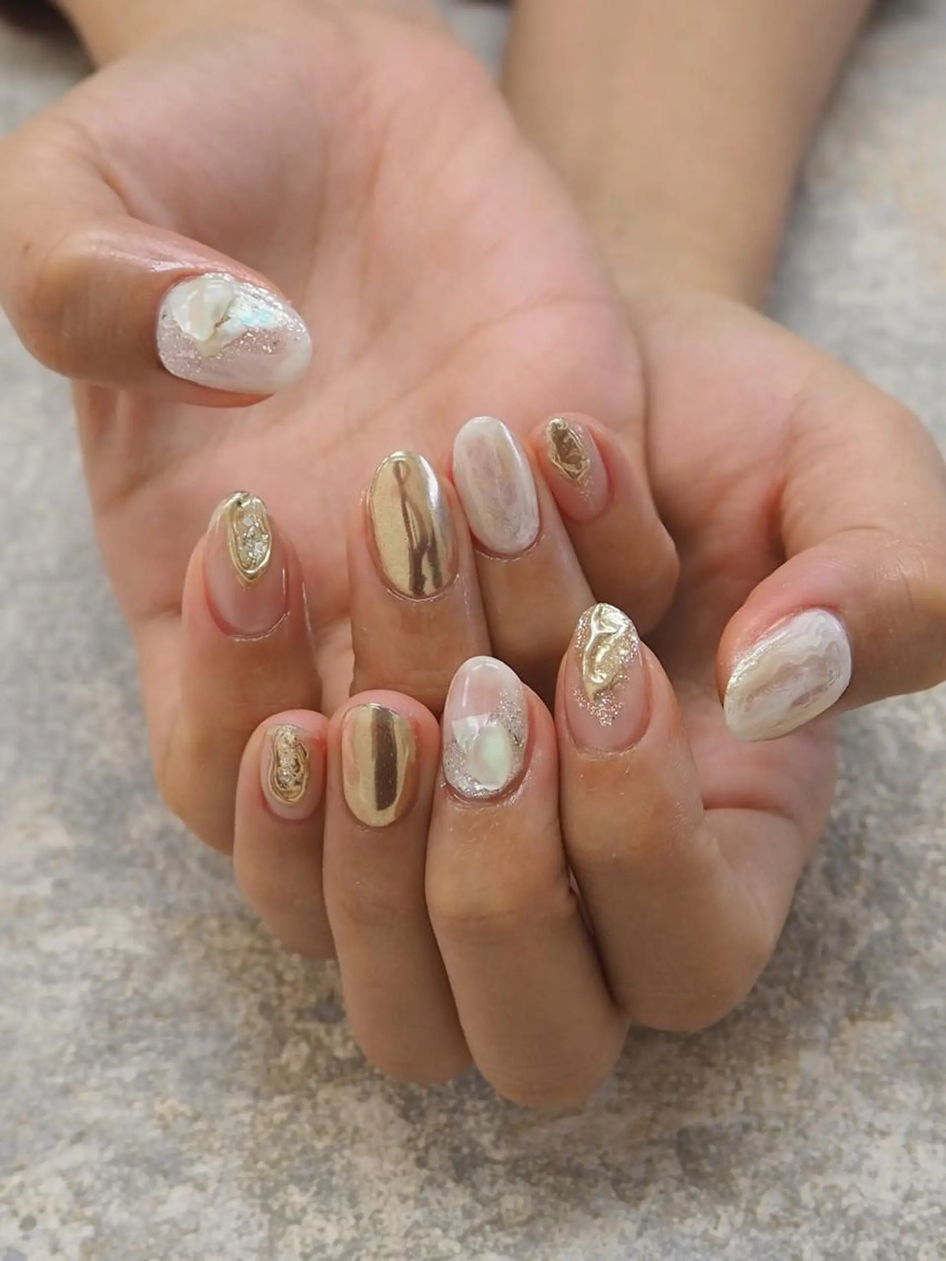 ネイル ハンドネイル Hisaka Mikiのネイルデザイン