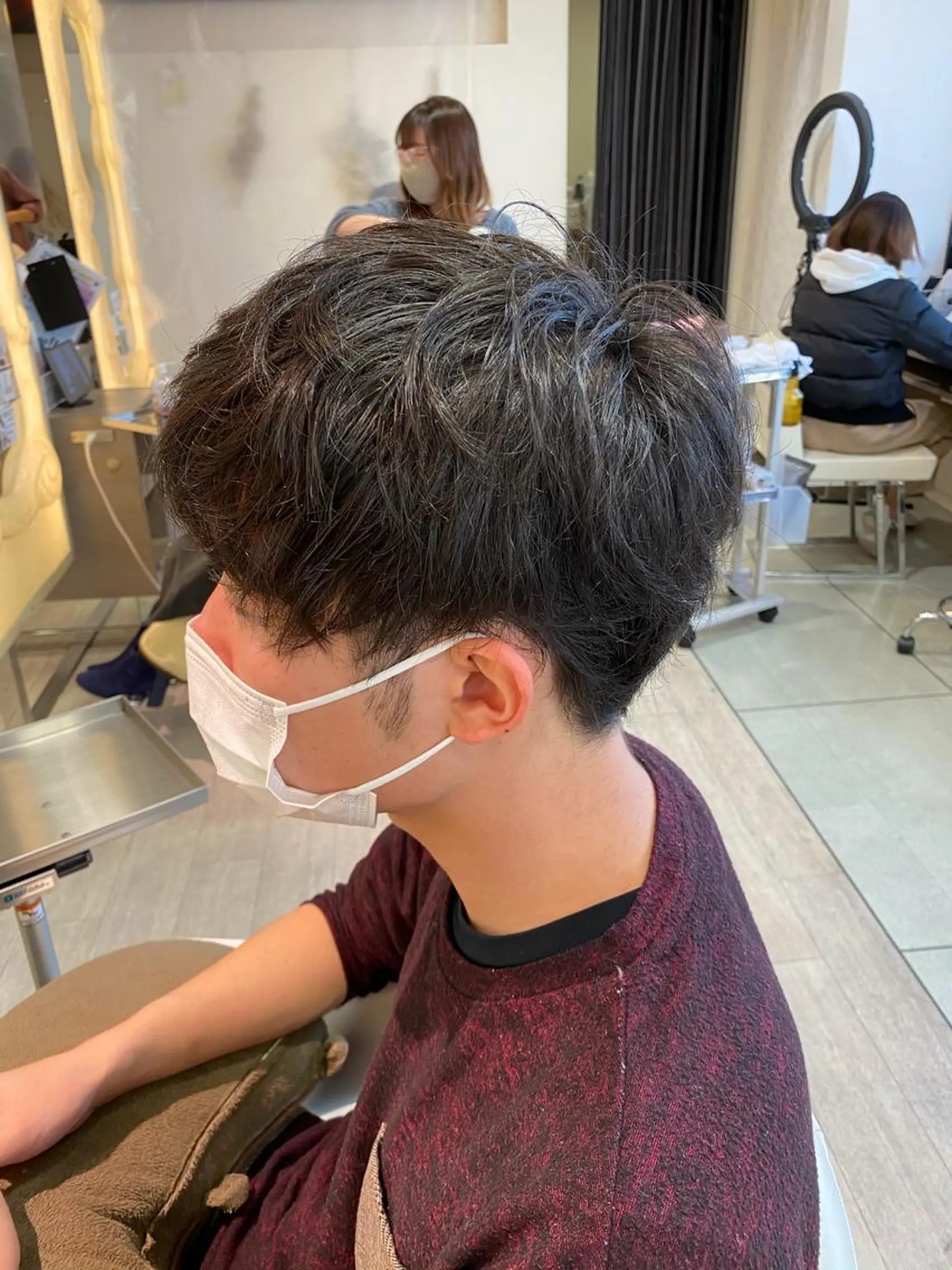 ミディアム メンズ 柳澤 和也のヘアスタイル