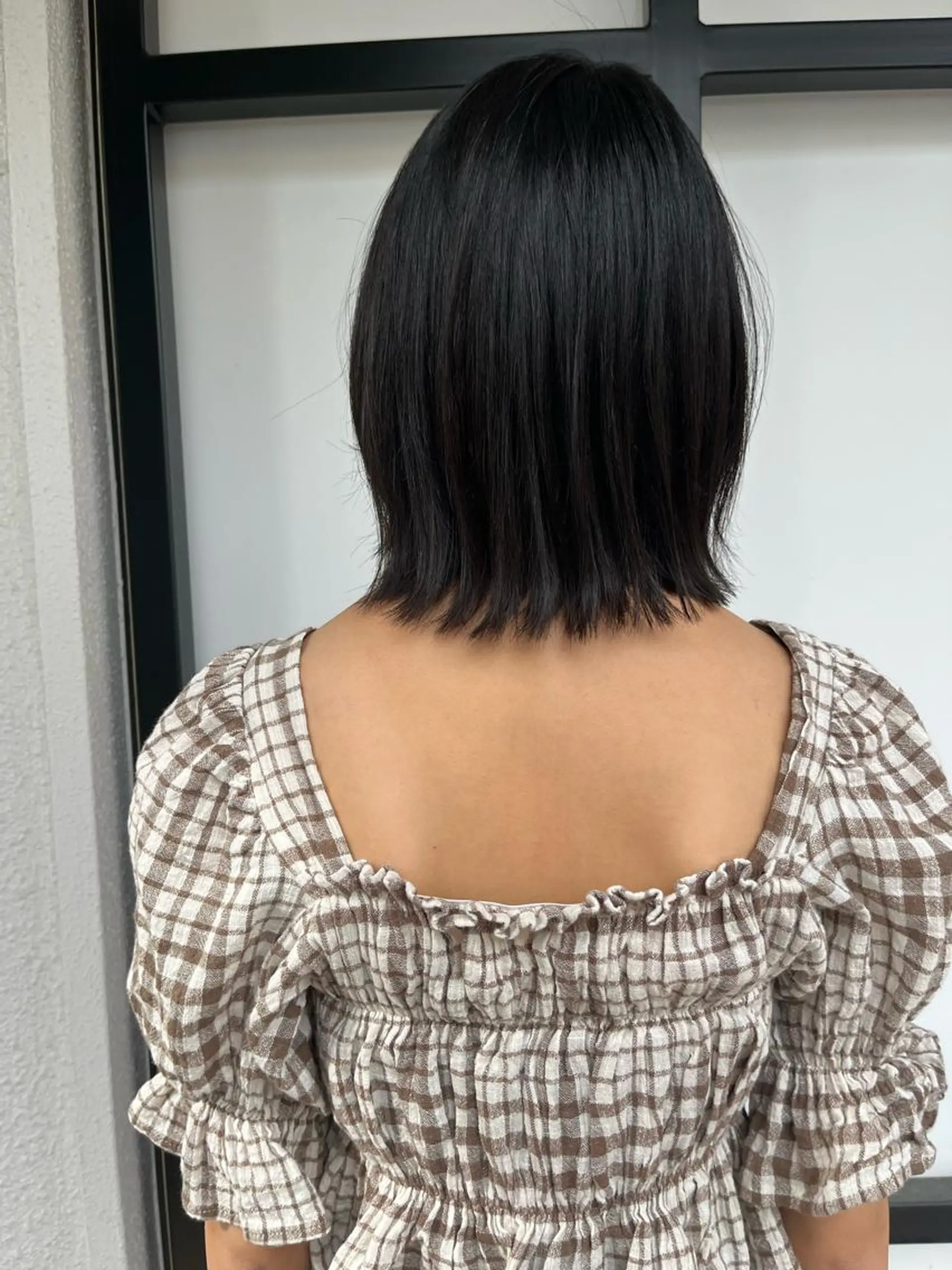 ミディアム 永瀬 恵のヘアスタイル