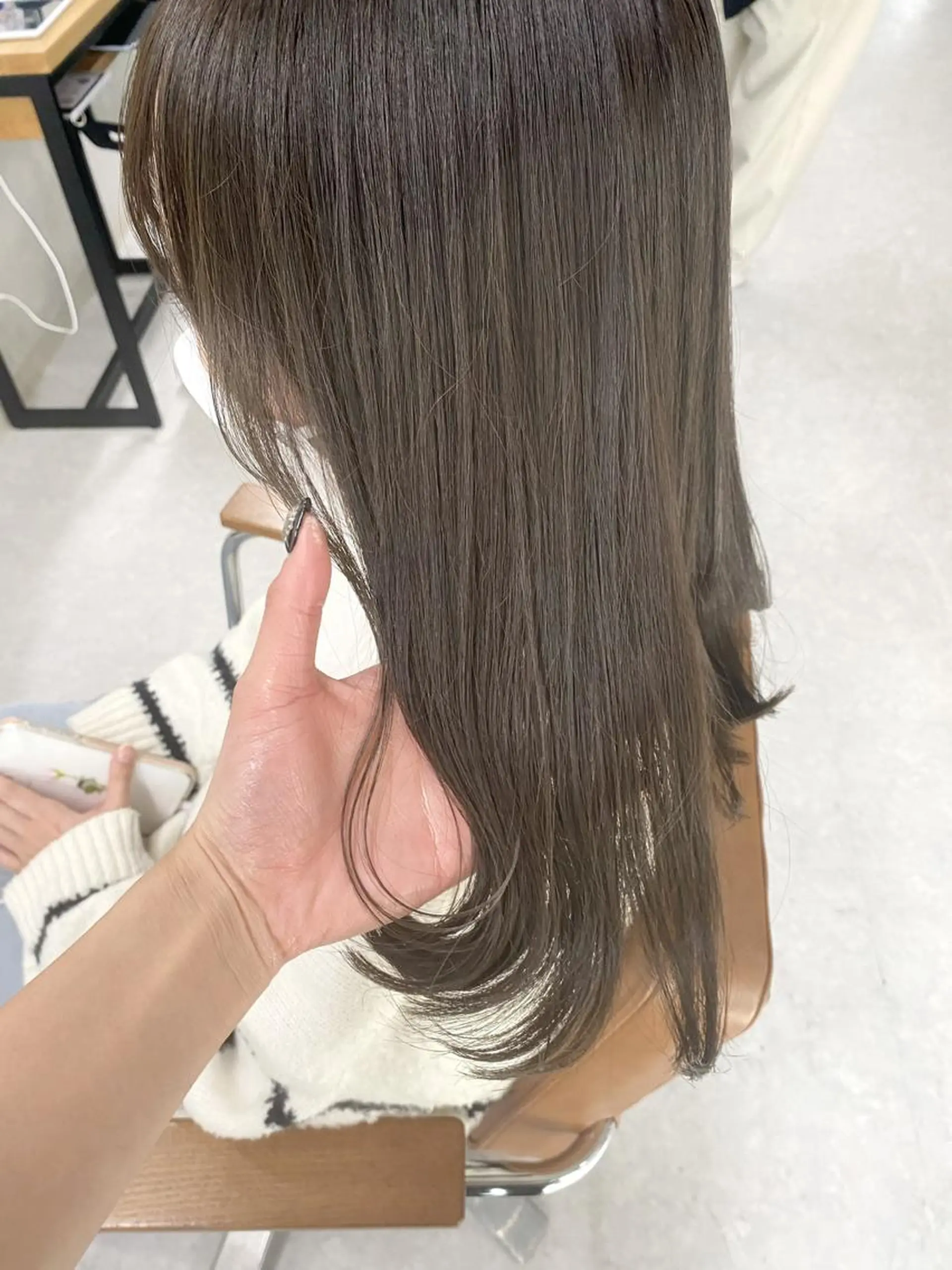 ロング カラー ヘアアレンジ ヘアカラー トリートメント ヘアセット 🌷FUKA🌷 まろやかハイトーンのヘアスタイル