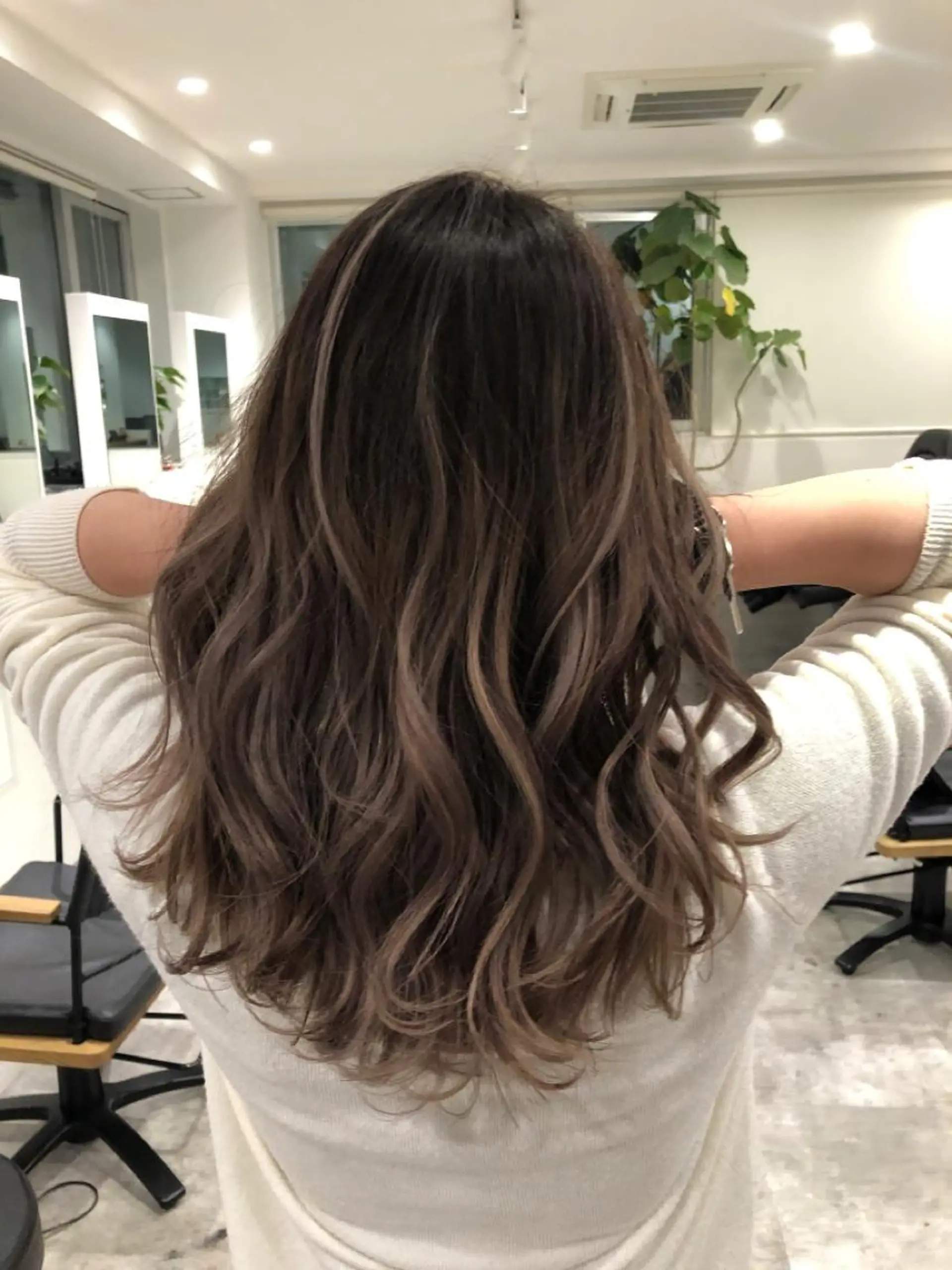 ミディアム カラー ベージュカラー ピンクカラー ピンクベージュ ヘアカラー JILBLAN京都 ショート/ハイライトのヘアスタイル