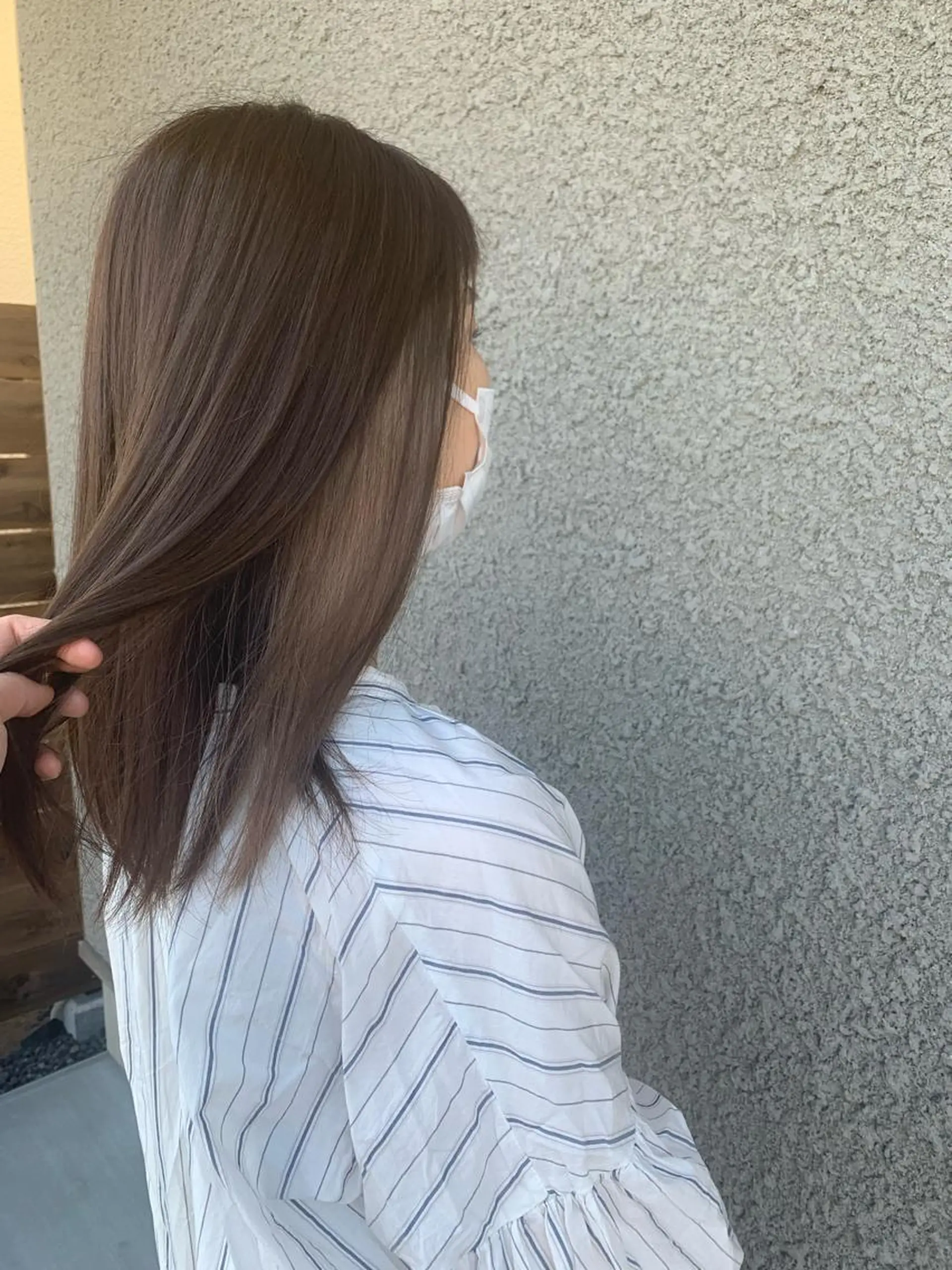 セミロング chihale 富樫莉香のヘアスタイル