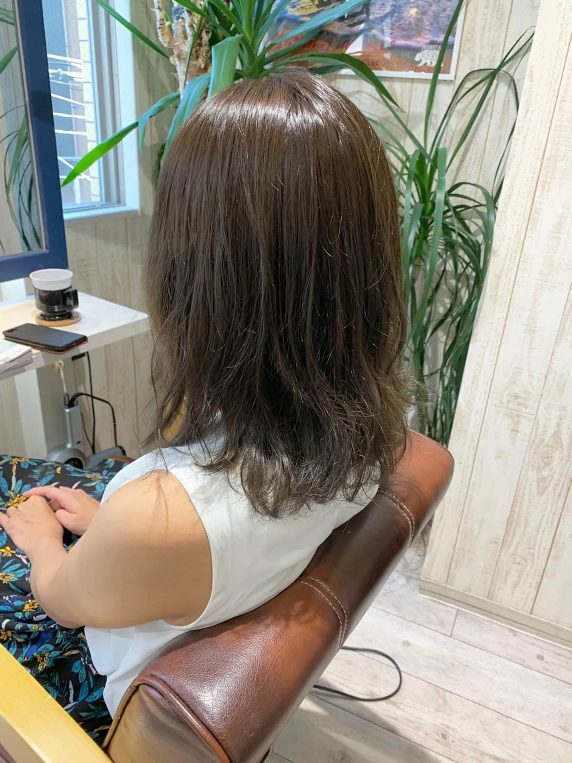 ミディアム 白井 聖人のヘアスタイル