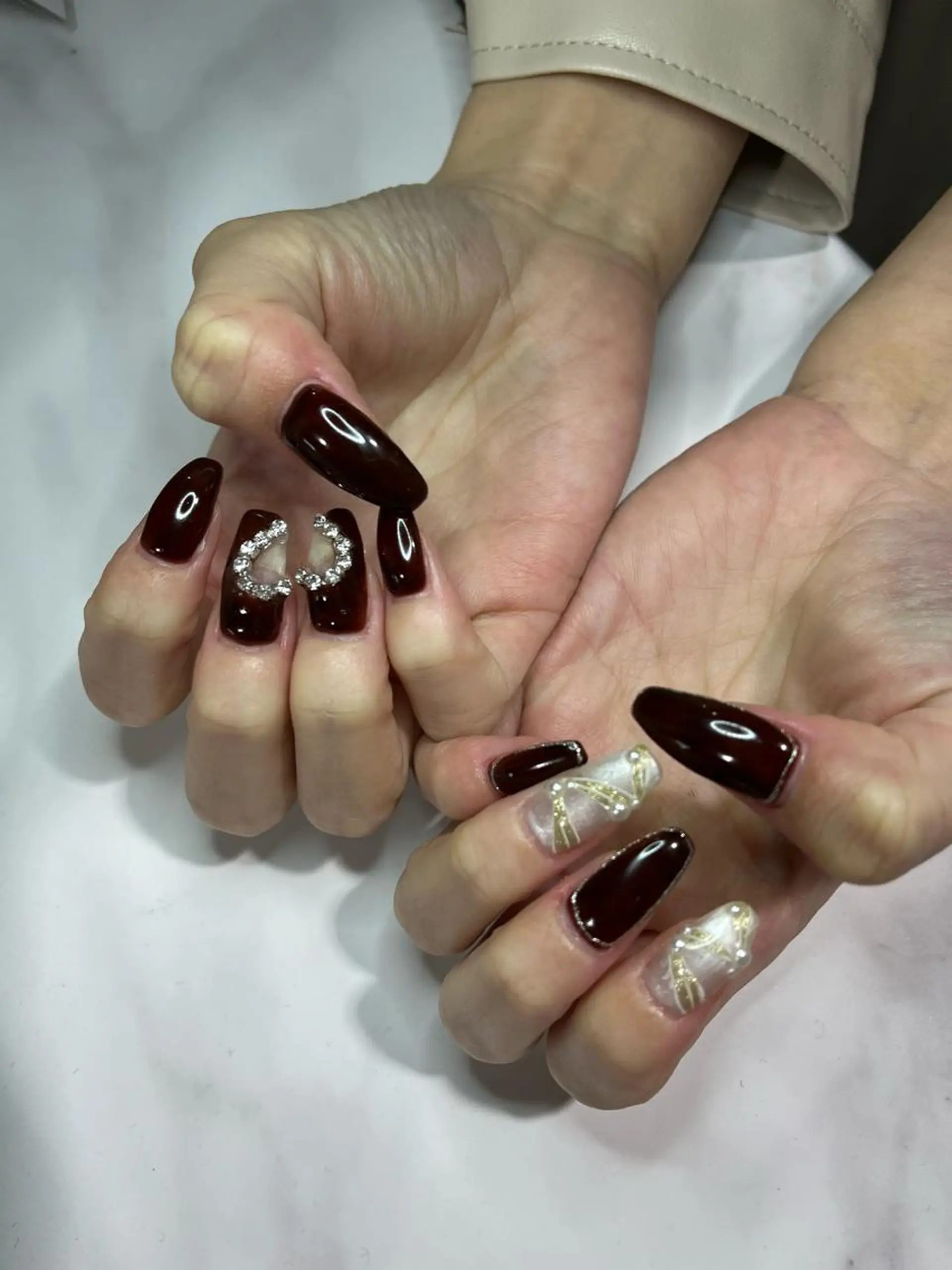 ネイル 🤎Two ERI🤎のネイルデザイン