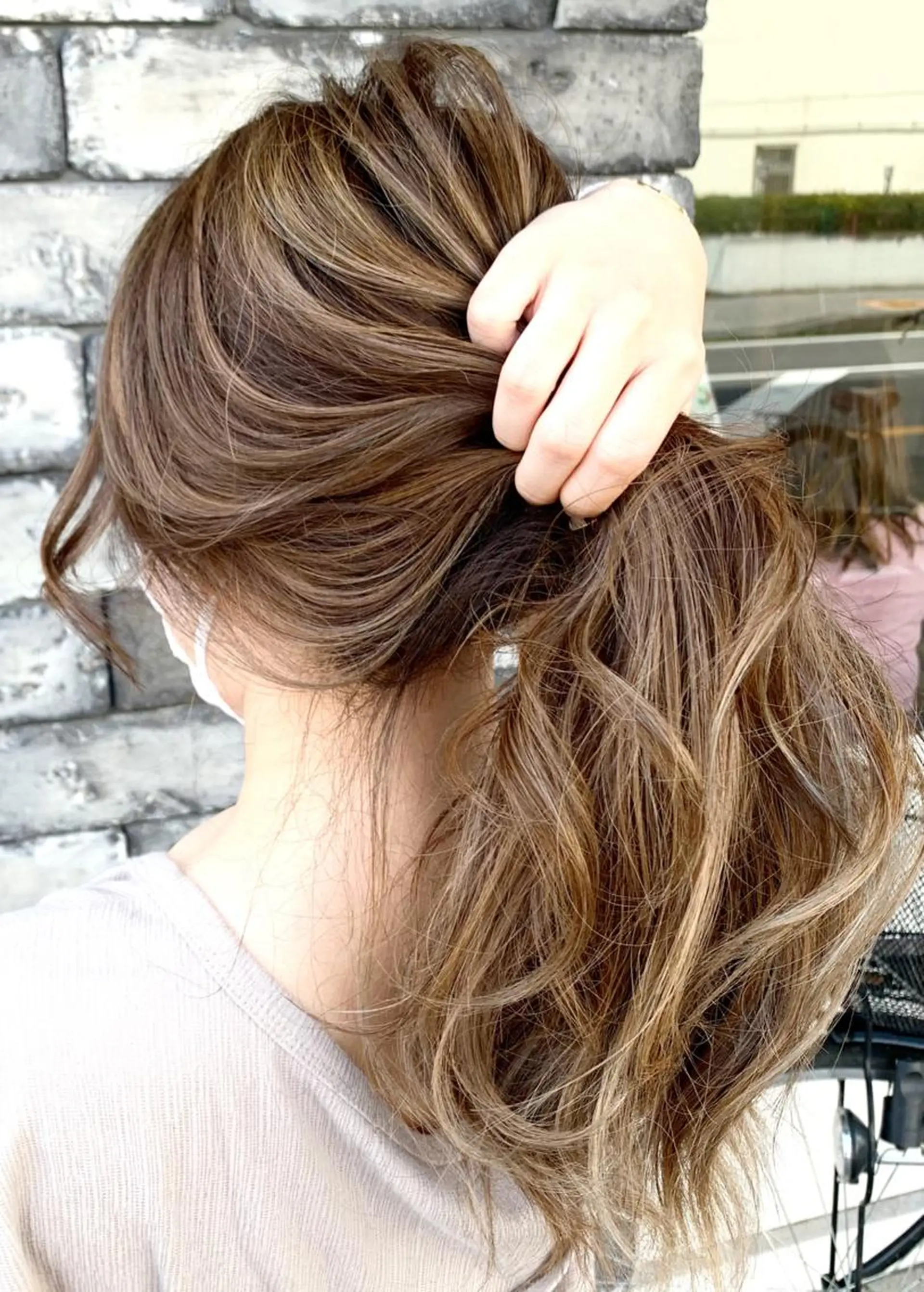 セミロング ヘアカラー トリートメント ヘアセット ❤️千葉県代表❤️ 店長❤️柿本翔一朗のヘアスタイル