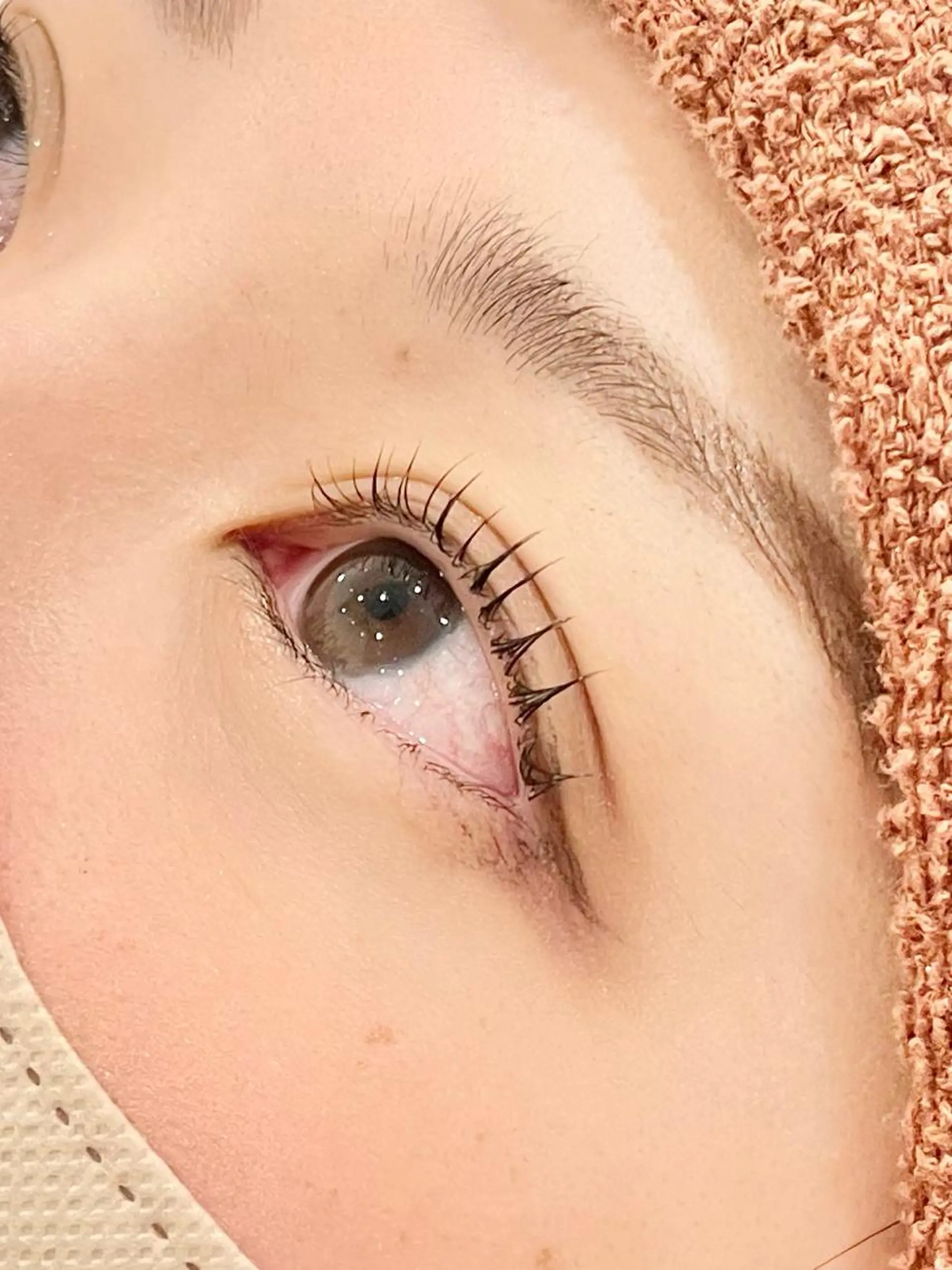 マツエク・マツパ パリジェンヌラッシュリフト le'a   first 東梅田店所属・Lea'first HONOKAのマツエク・マツパデザイン