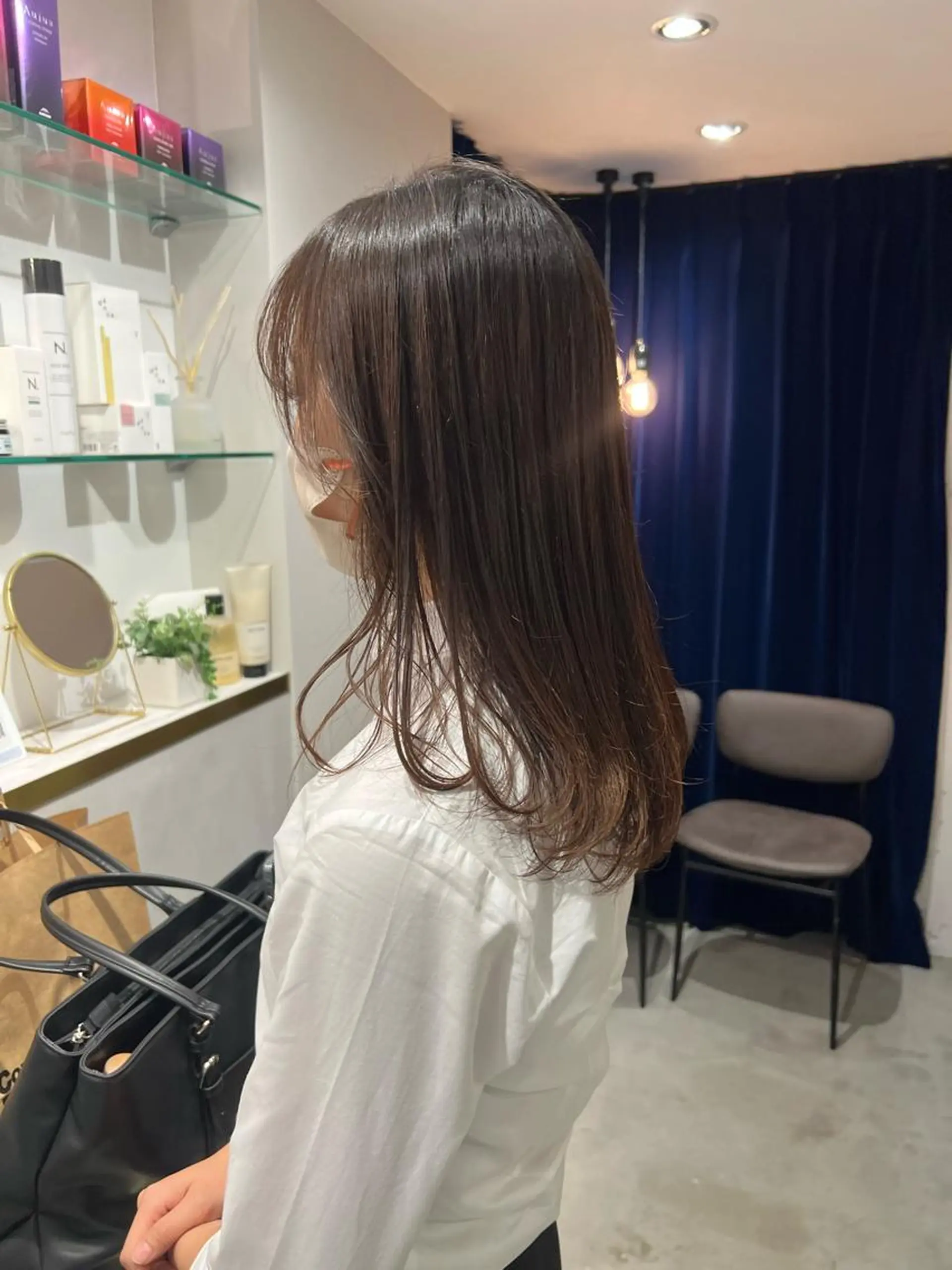 ロング パーマ 縮毛矯正 パーマ 上原 みちるのヘアスタイル