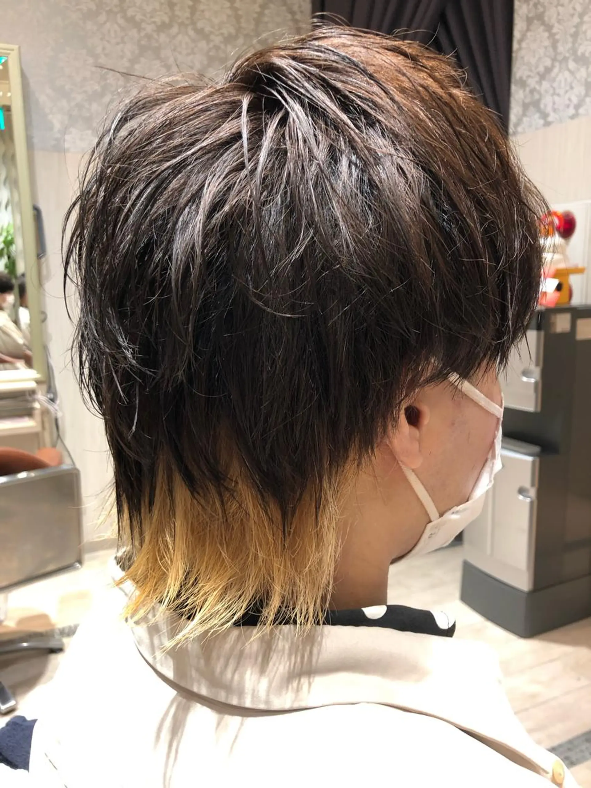 ショート メンズ カット ヘアカラー 一戸 拓斗のヘアスタイル
