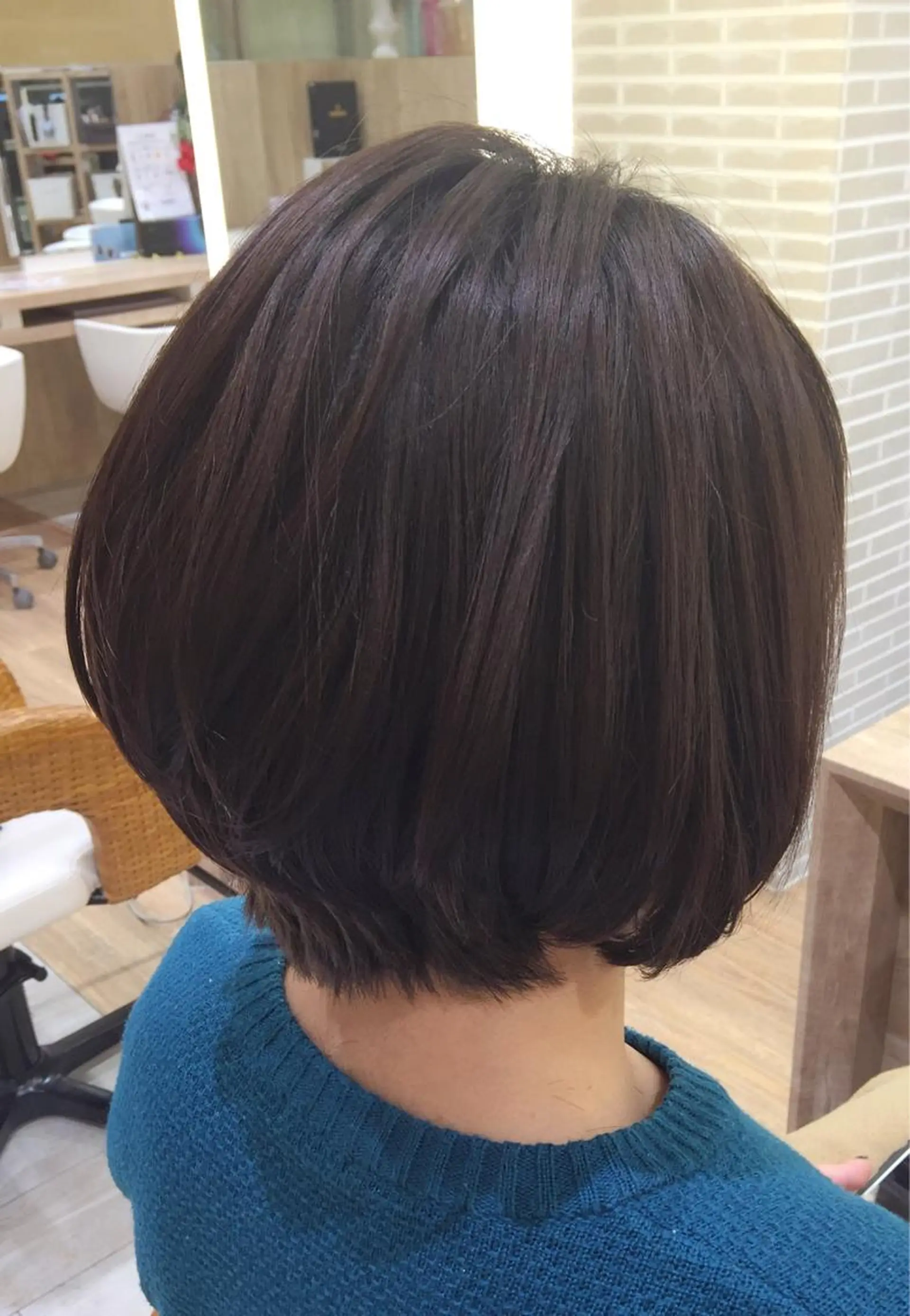 ショート カラー グラデーションカラー イルミナカラー ボブ カット ヘアカラー トリートメント 山北 咲子のヘアスタイル