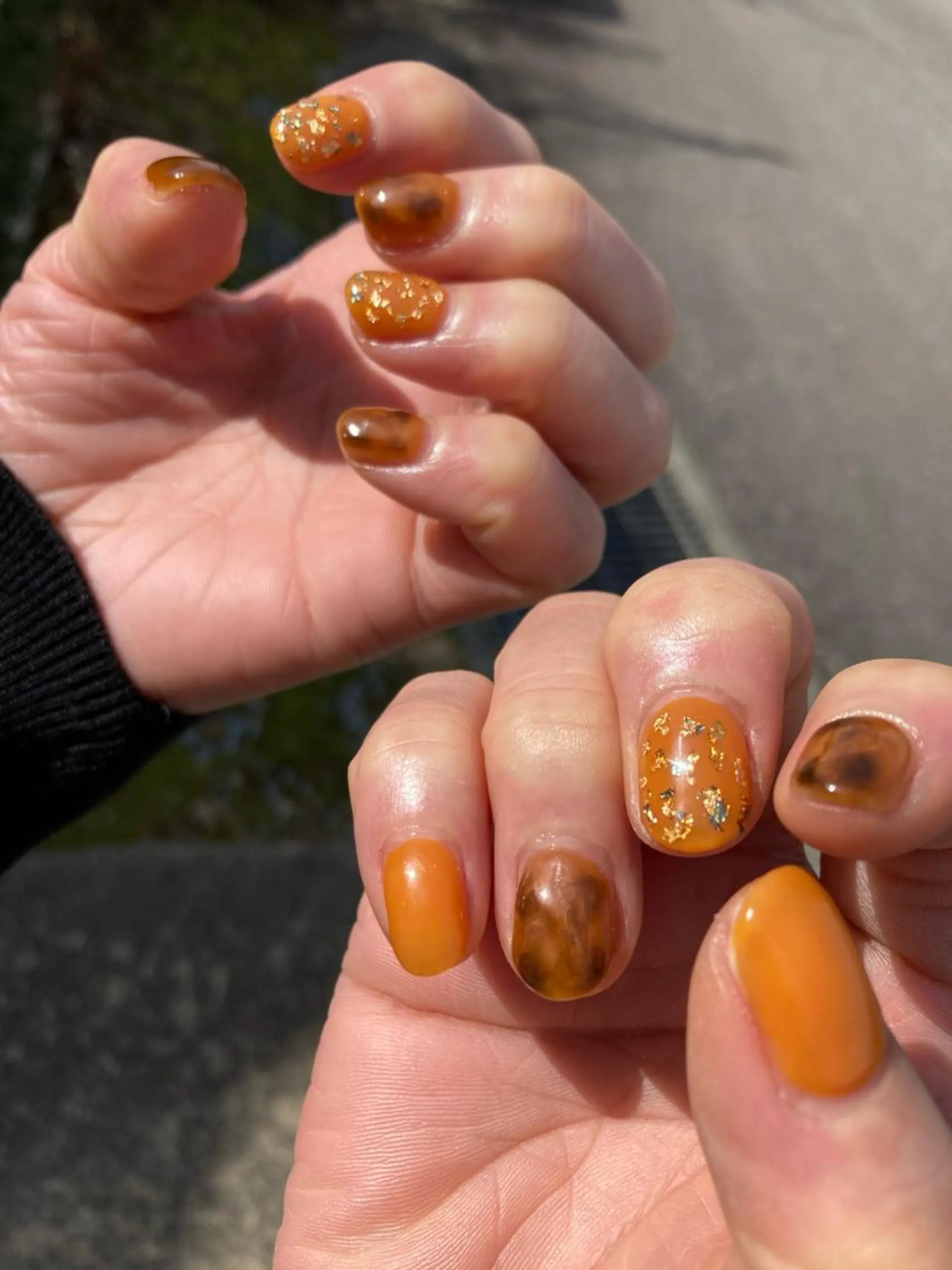 ネイル ハンドネイル 𝐴𝑁𝑈𝐸 トラブル爪育成専門のネイルデザイン