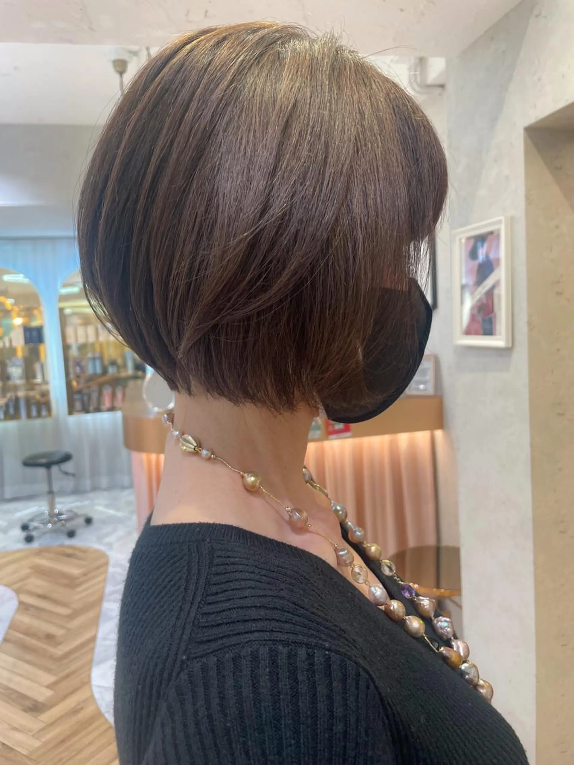 ショート 丸みショート ショートヘア ♥️ブリーチ/ボブ/ レイヤー♥️maiのヘアスタイル