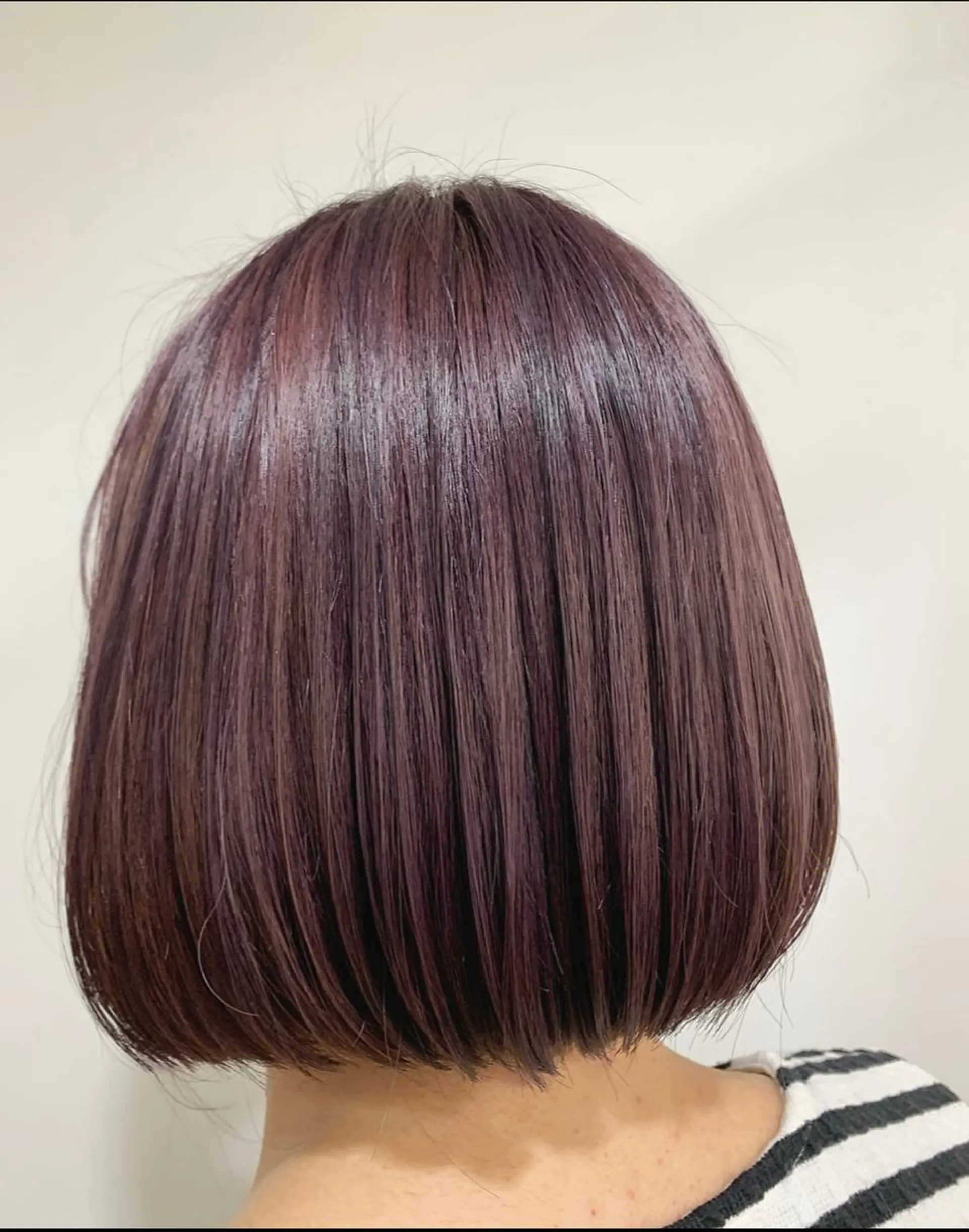 ミディアム カラー あべ ゆうかのヘアスタイル