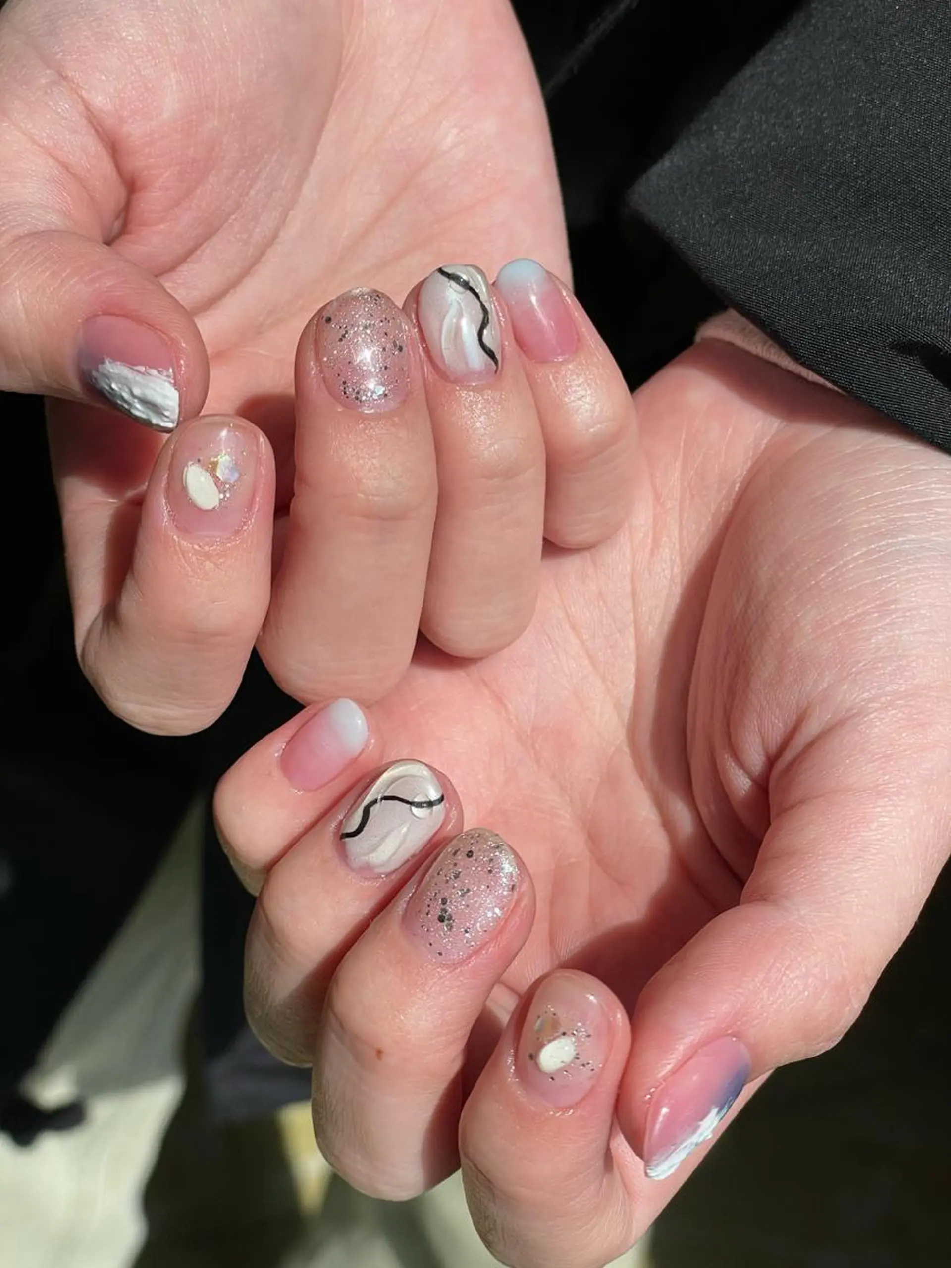 ショート m kaori𓃟のネイルデザイン