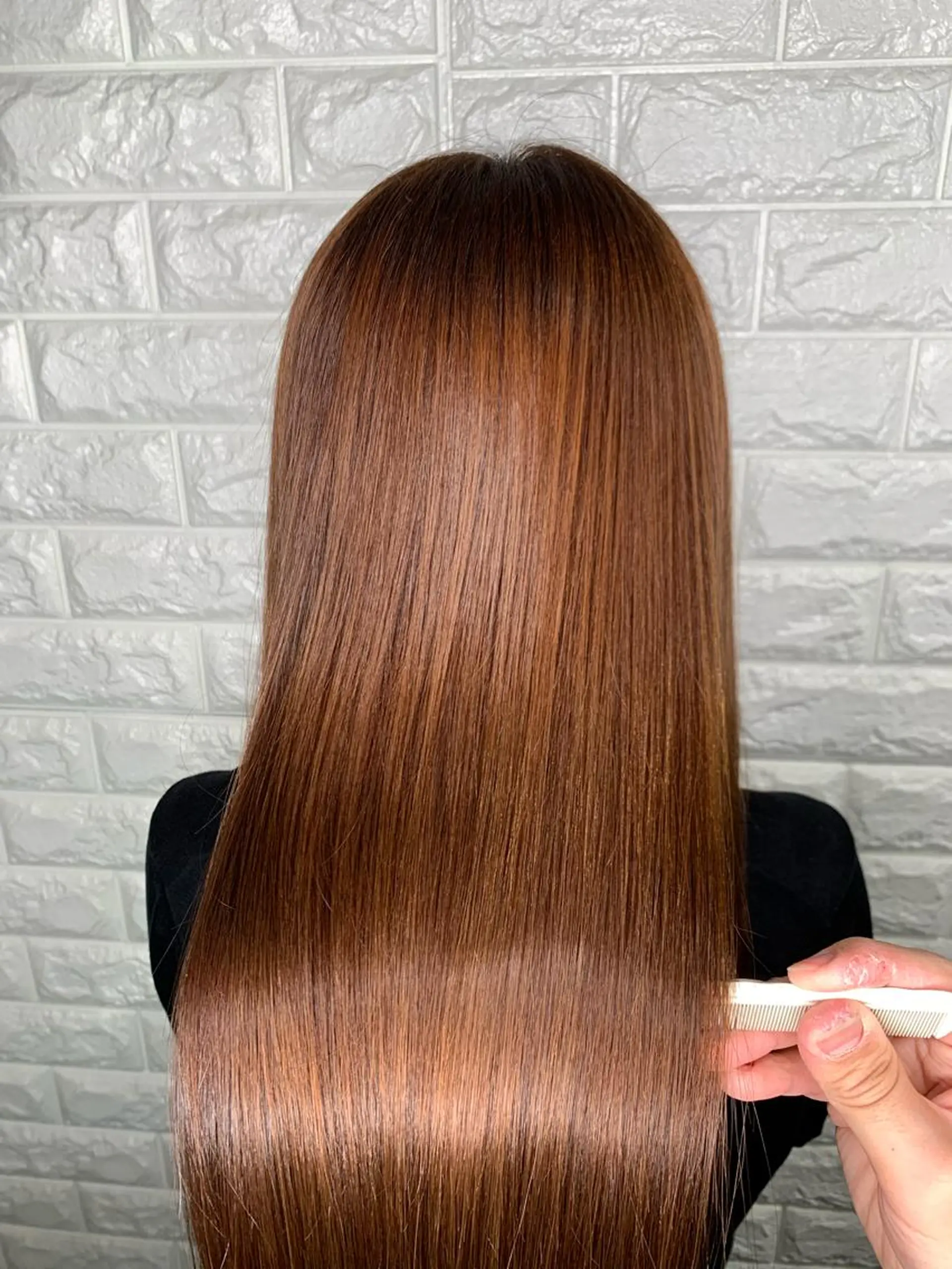 ロング カラー ヘアアレンジ アクアカラー 髪質改善 トリートメント 縮毛矯正 トリートメント ヘッドスパ Lee東三国 店長 谷辻誠志のヘアスタイル