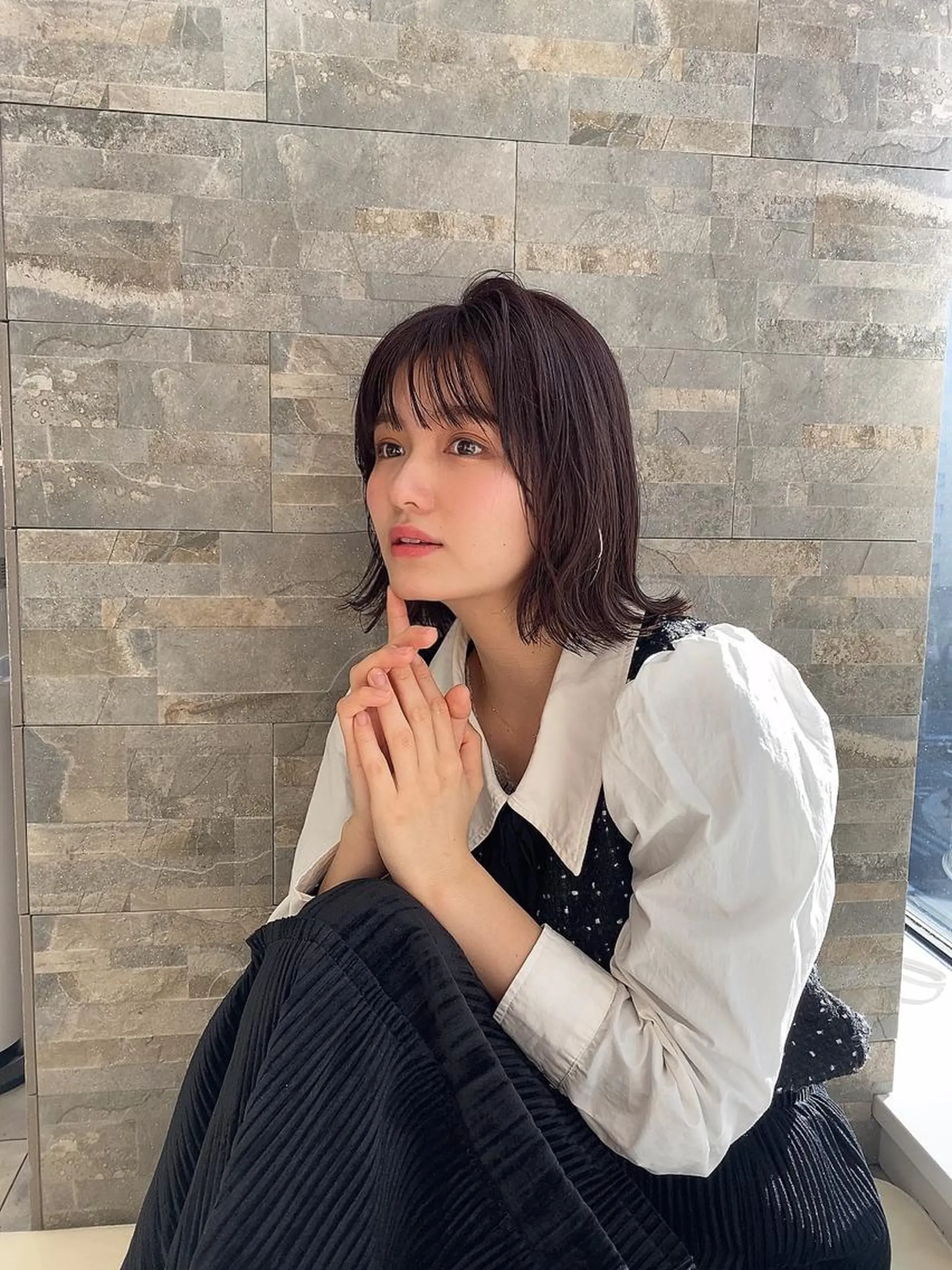 ミディアム LaBless梅田 🎀坂本リオのヘアスタイル